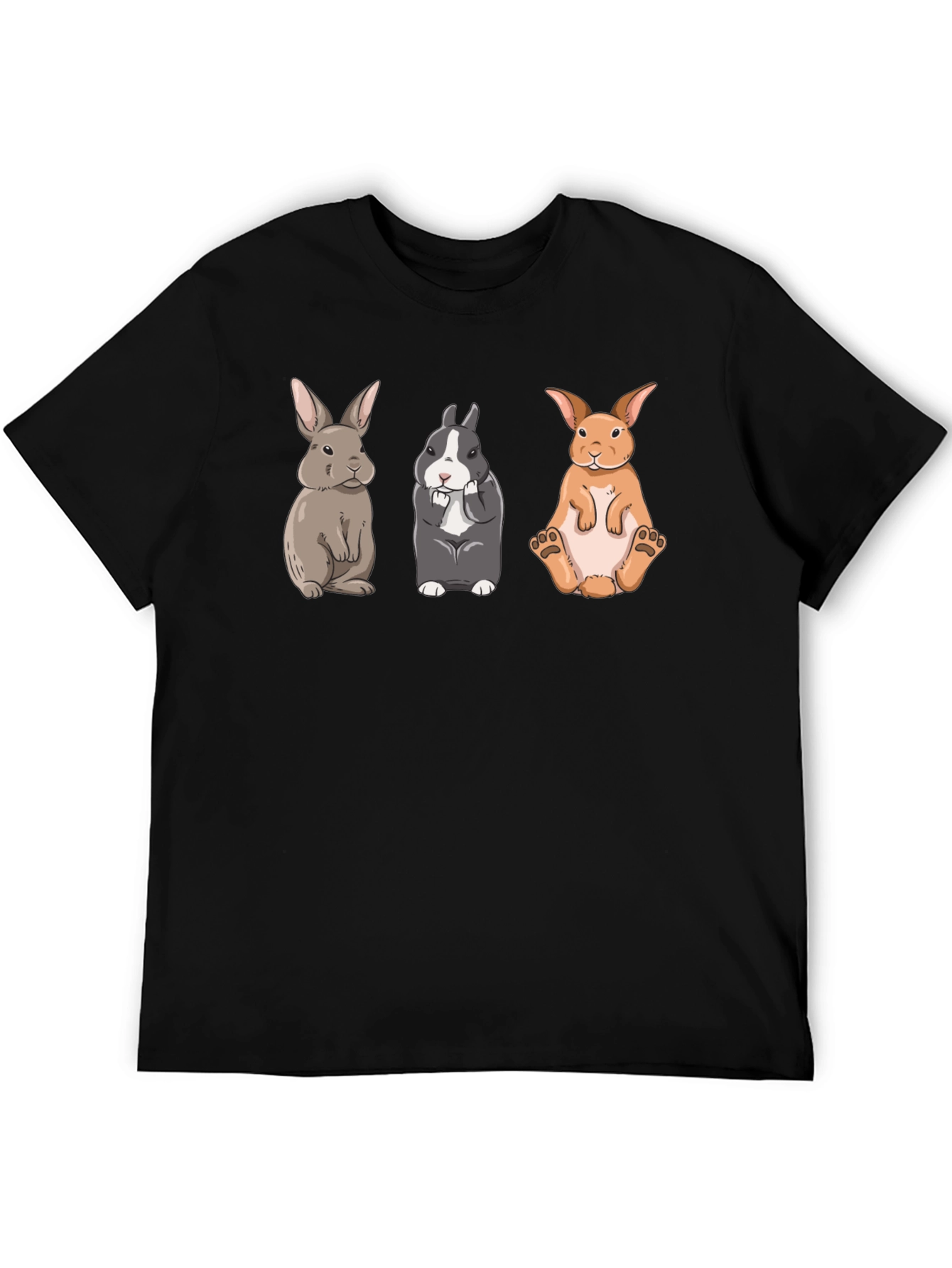 Rabbit Trio Graphic Tee