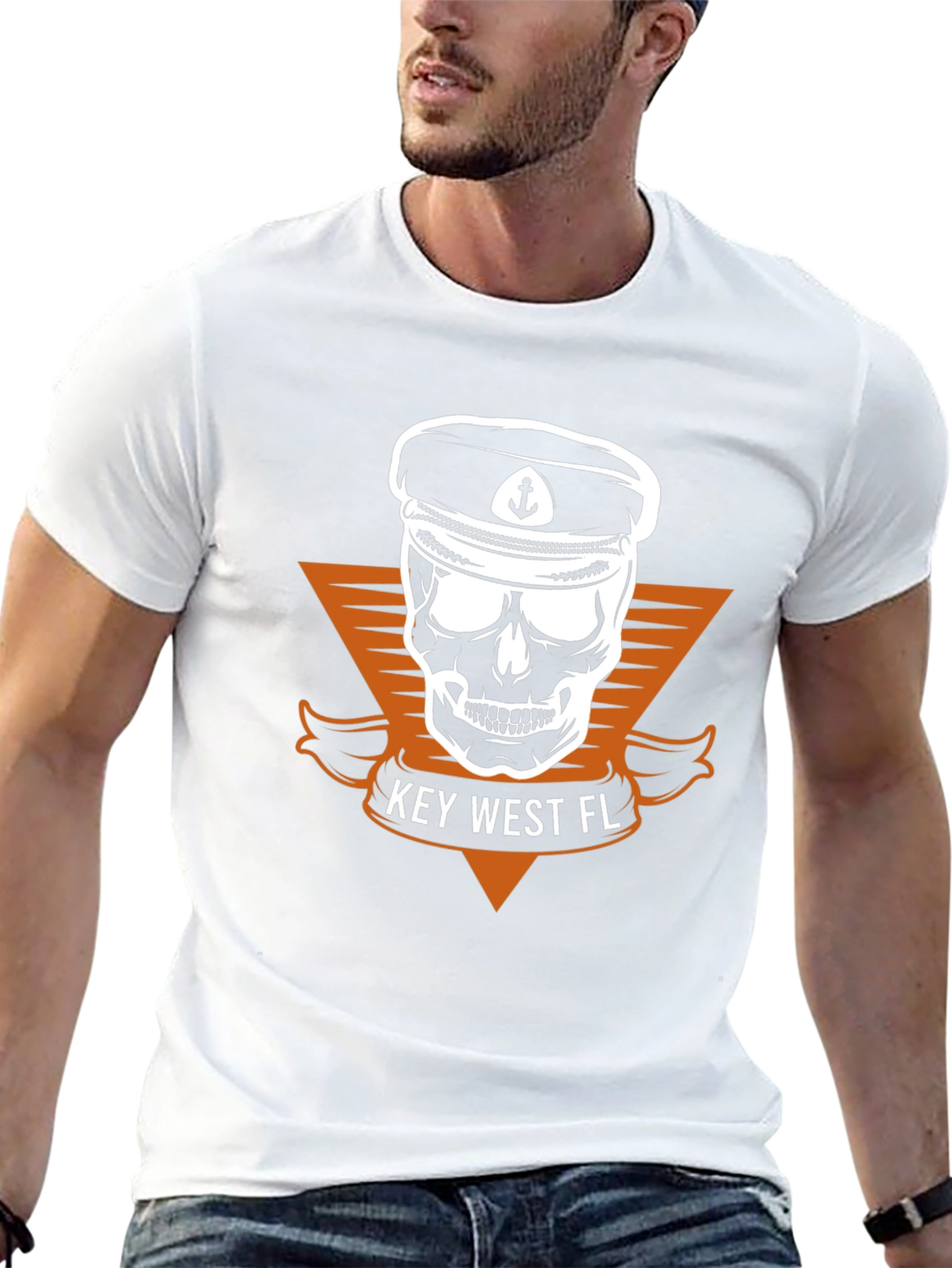 Key West FL Skull T-Shirt