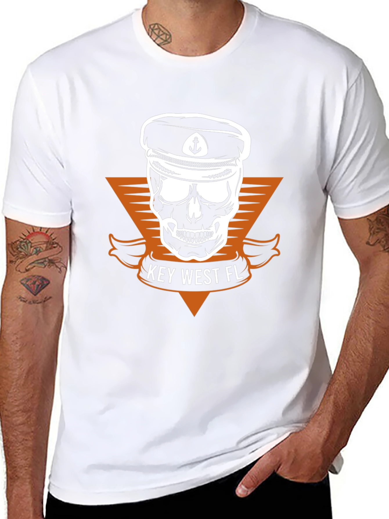 Key West FL Skull T-Shirt