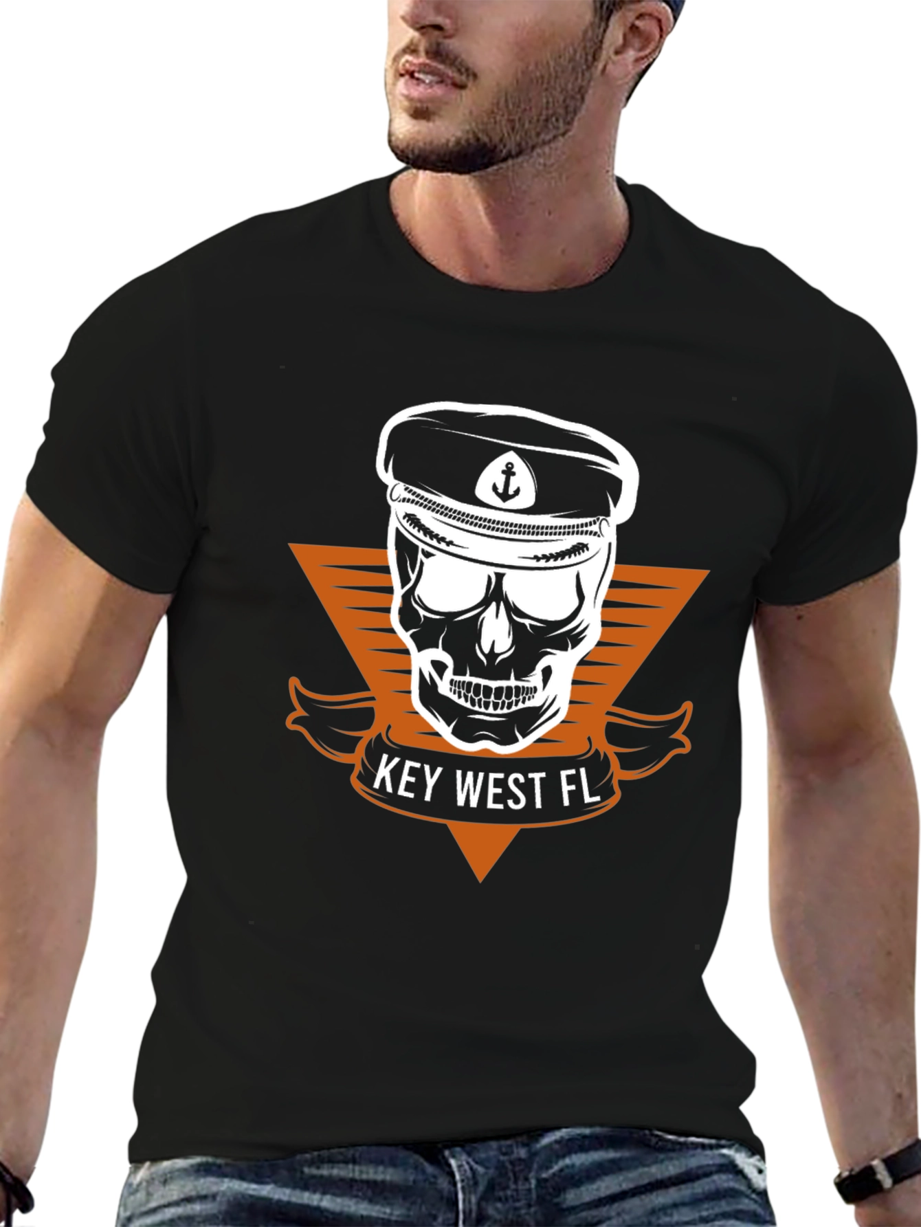 Key West FL Skull T-Shirt