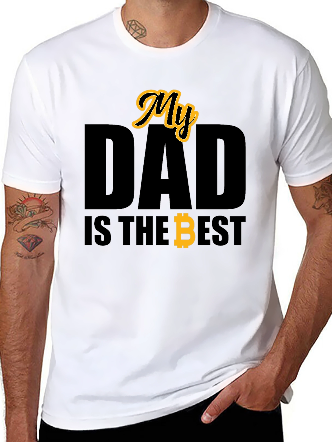 My Dad is the Best Bitcoin T-Shirt