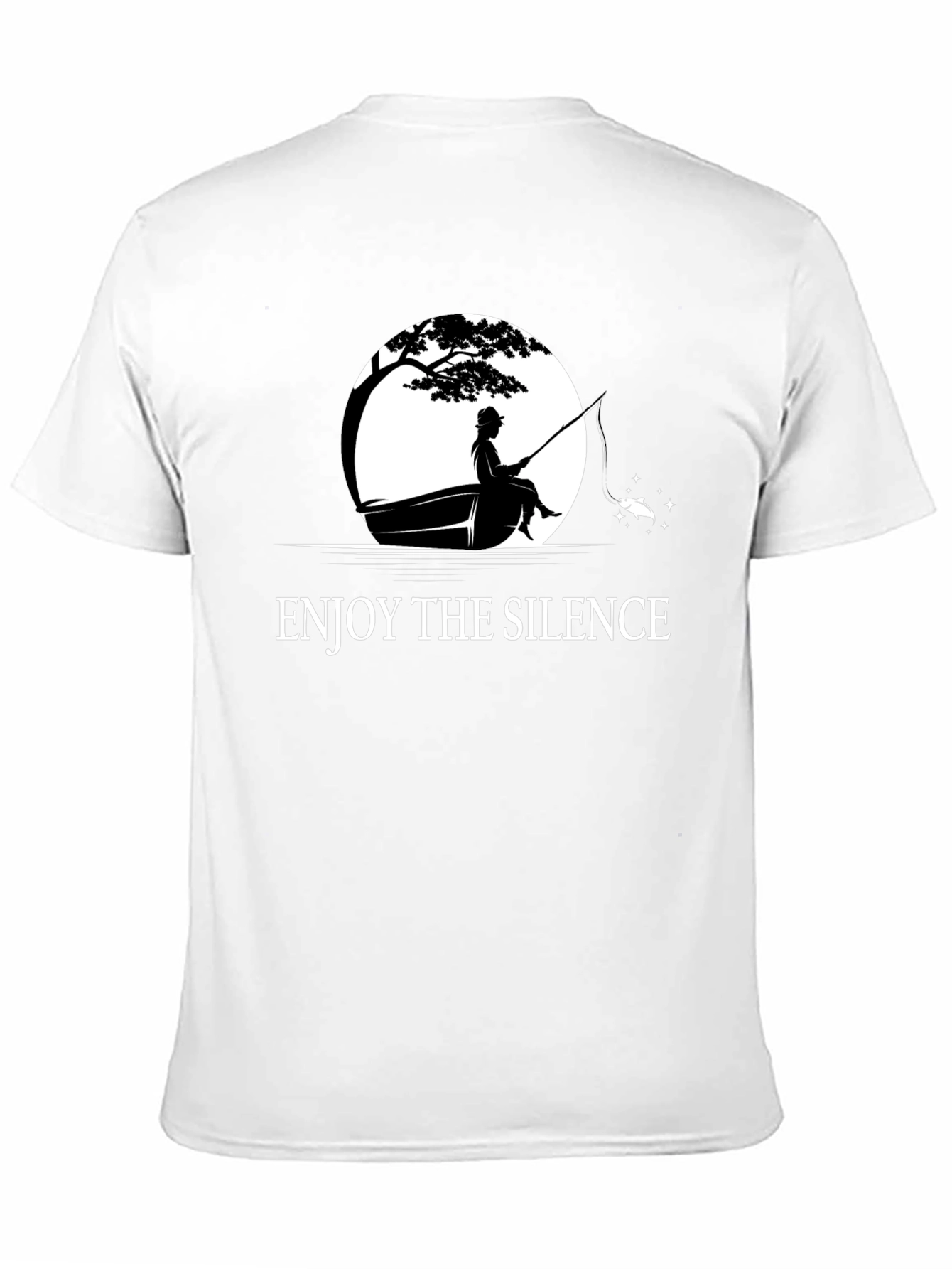 Enjoy the Silence T-Shirt - Fishing Design
