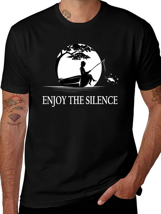 Enjoy the Silence T-Shirt - Fishing Design