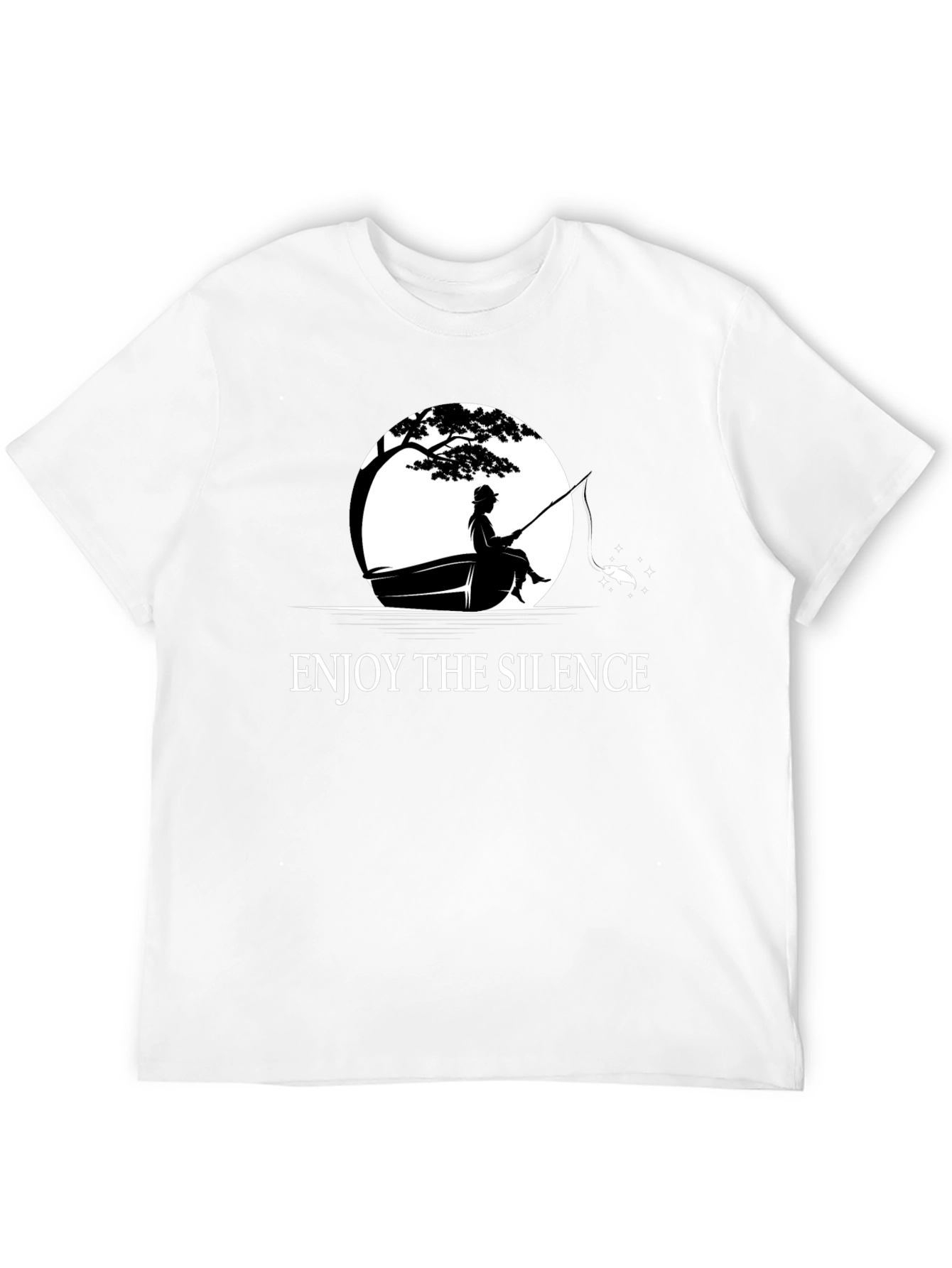 Enjoy the Silence T-Shirt - Fishing Design