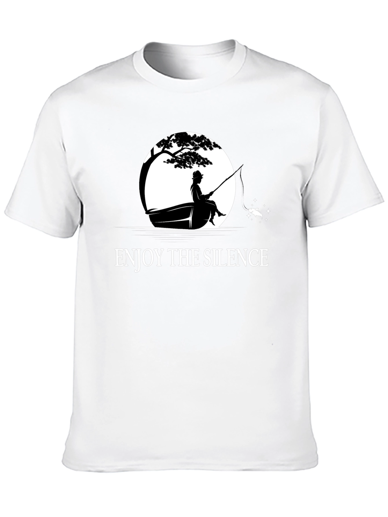 Enjoy the Silence T-Shirt - Fishing Design