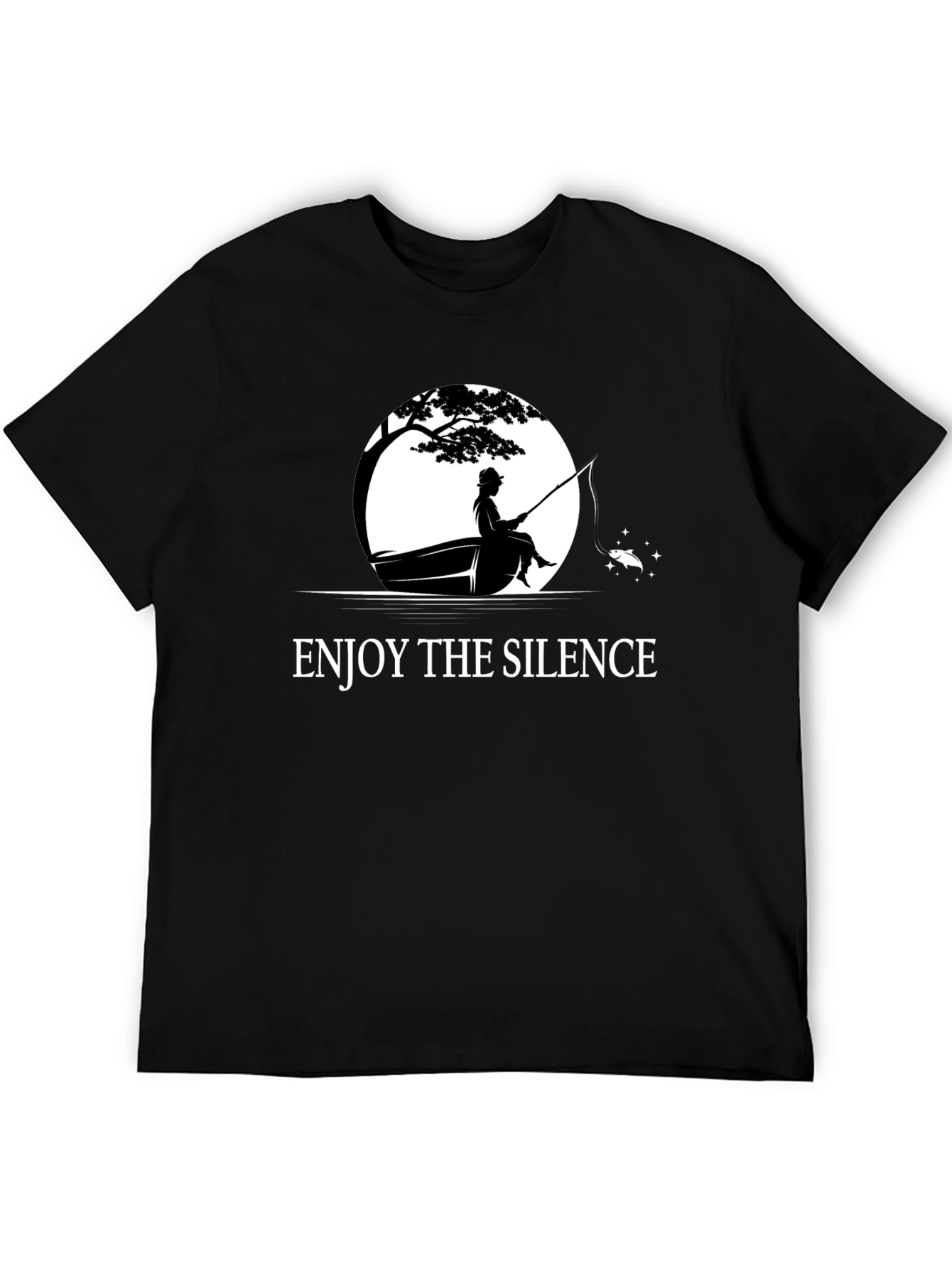 Enjoy the Silence T-Shirt - Fishing Design