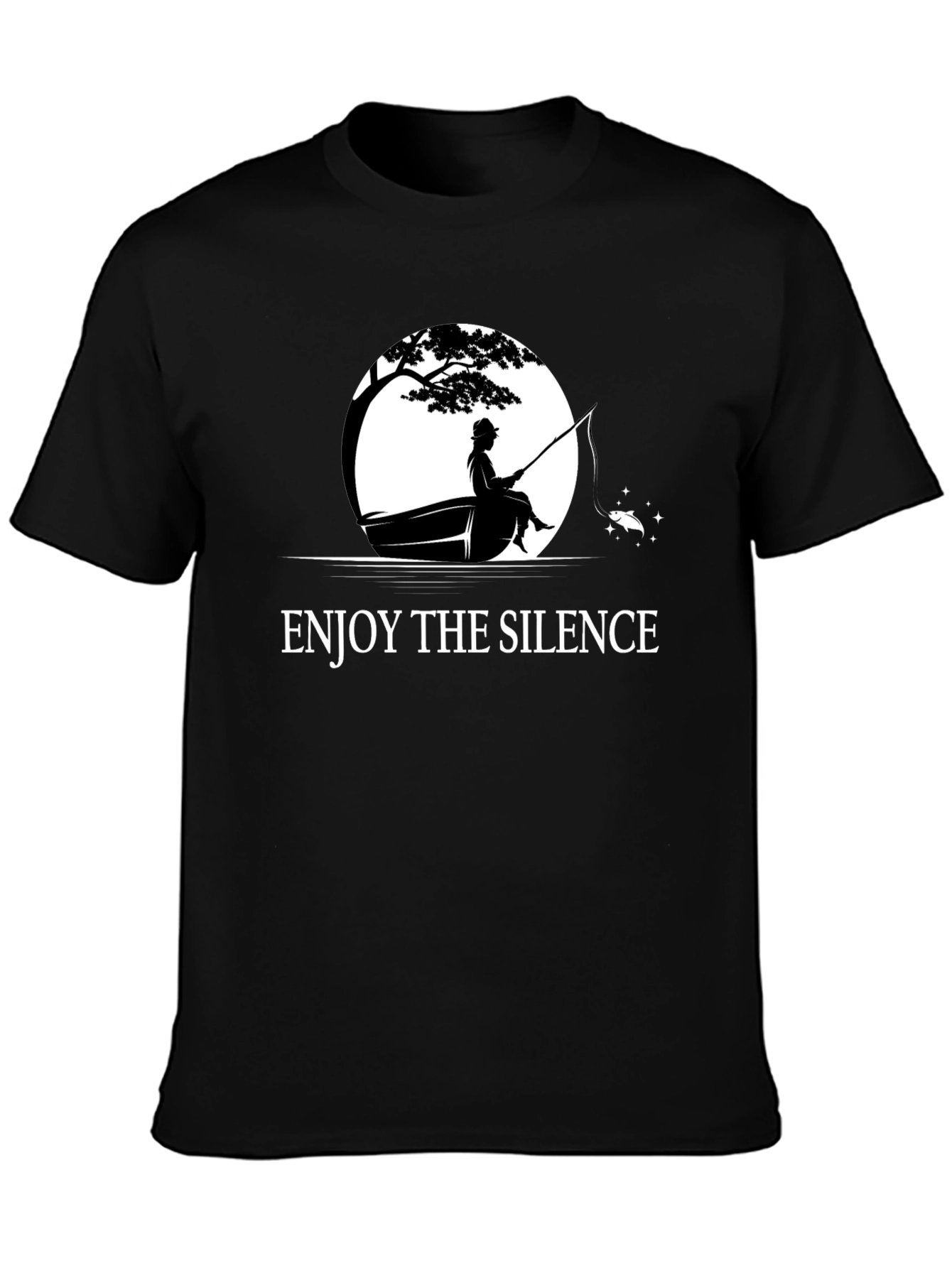 Enjoy the Silence T-Shirt - Fishing Design