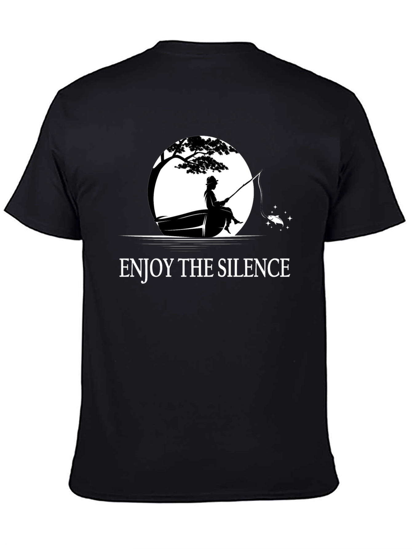 Enjoy the Silence T-Shirt - Fishing Design