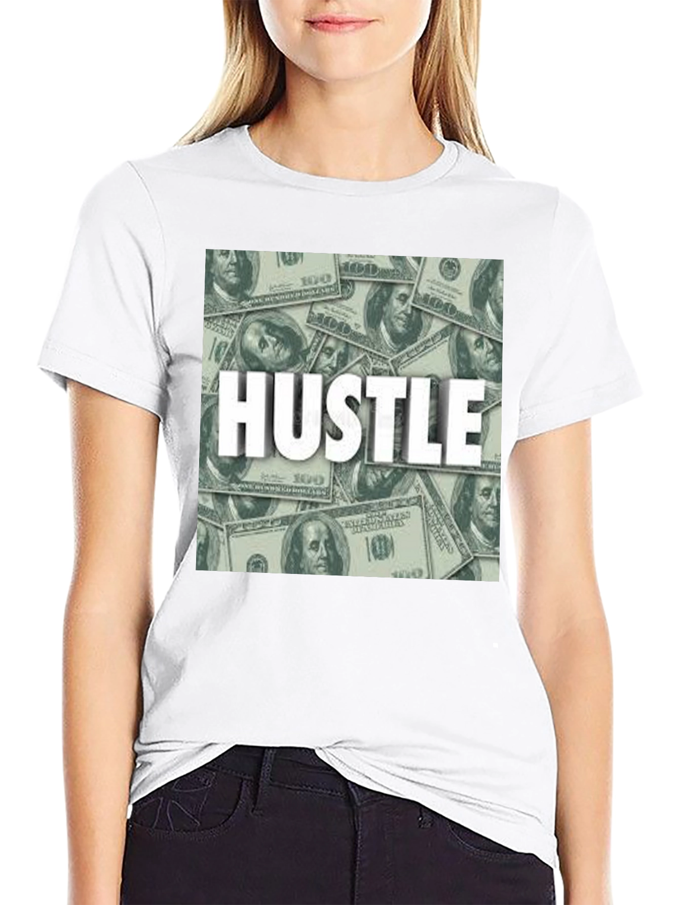 Hustle Money Graphic Tee - Stylish Mens Black T-Shirt