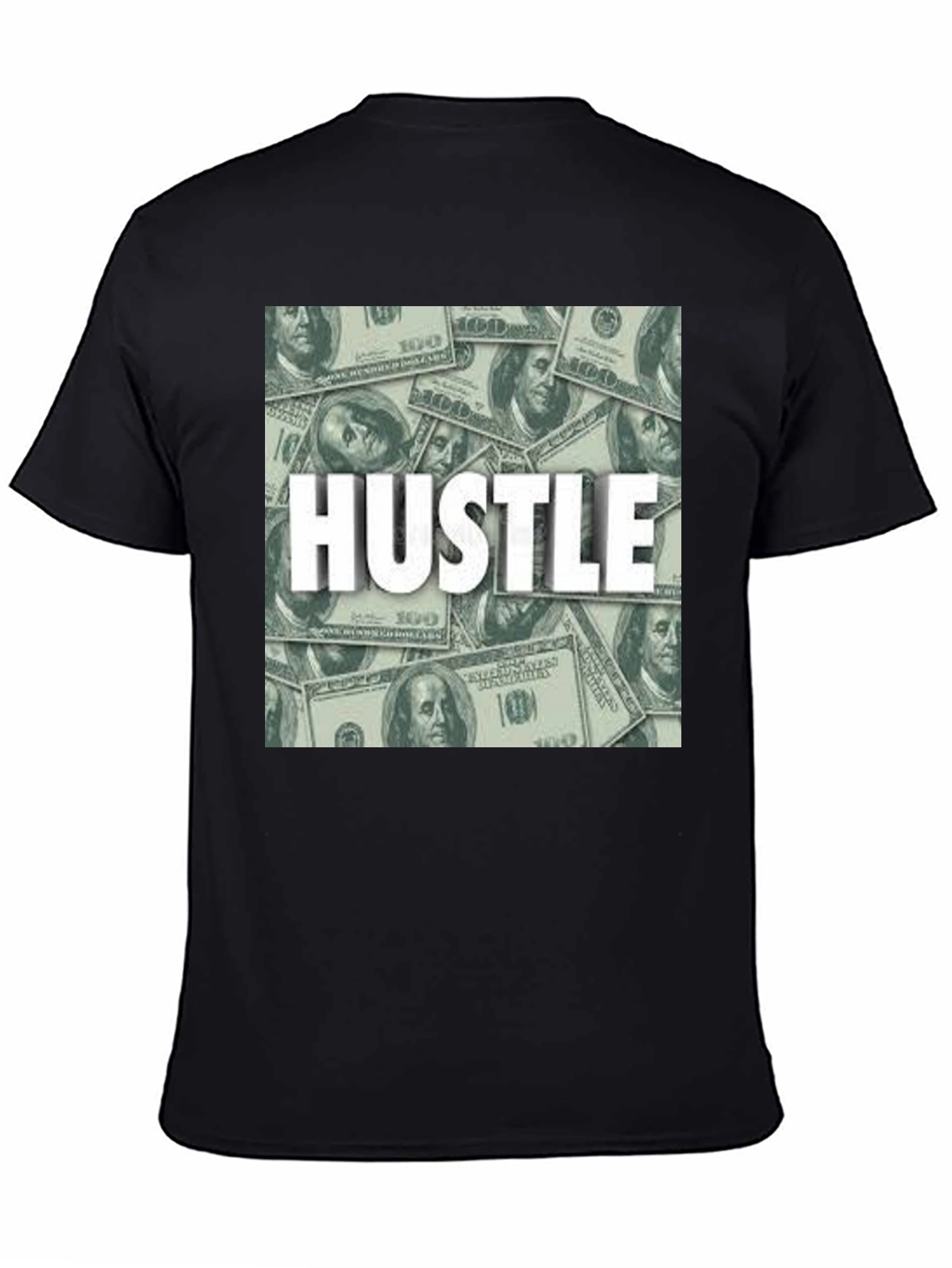 Hustle Money Graphic Tee - Stylish Mens Black T-Shirt