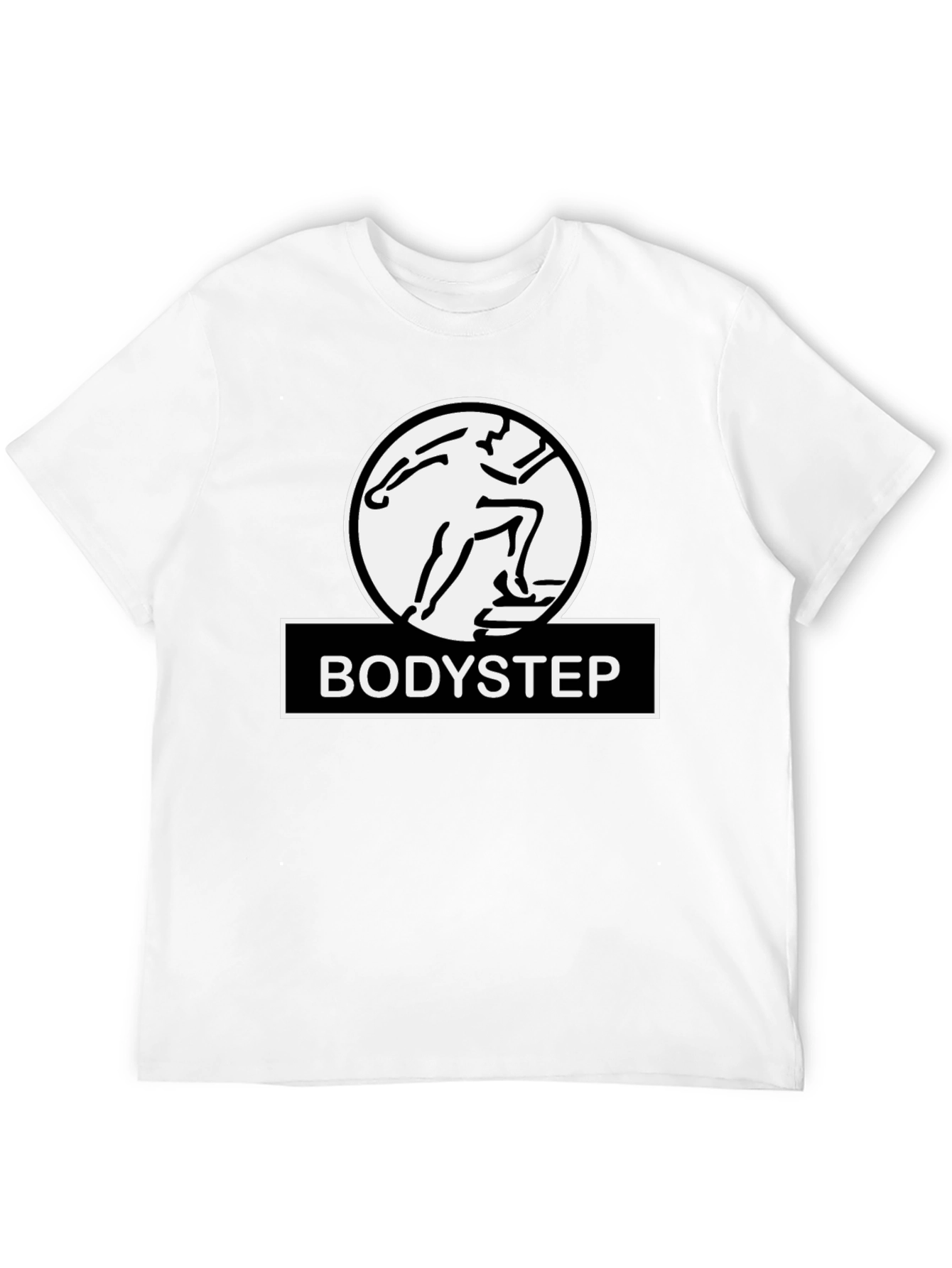 Bodystep Black T-Shirt Fitness Training Graphic Tee