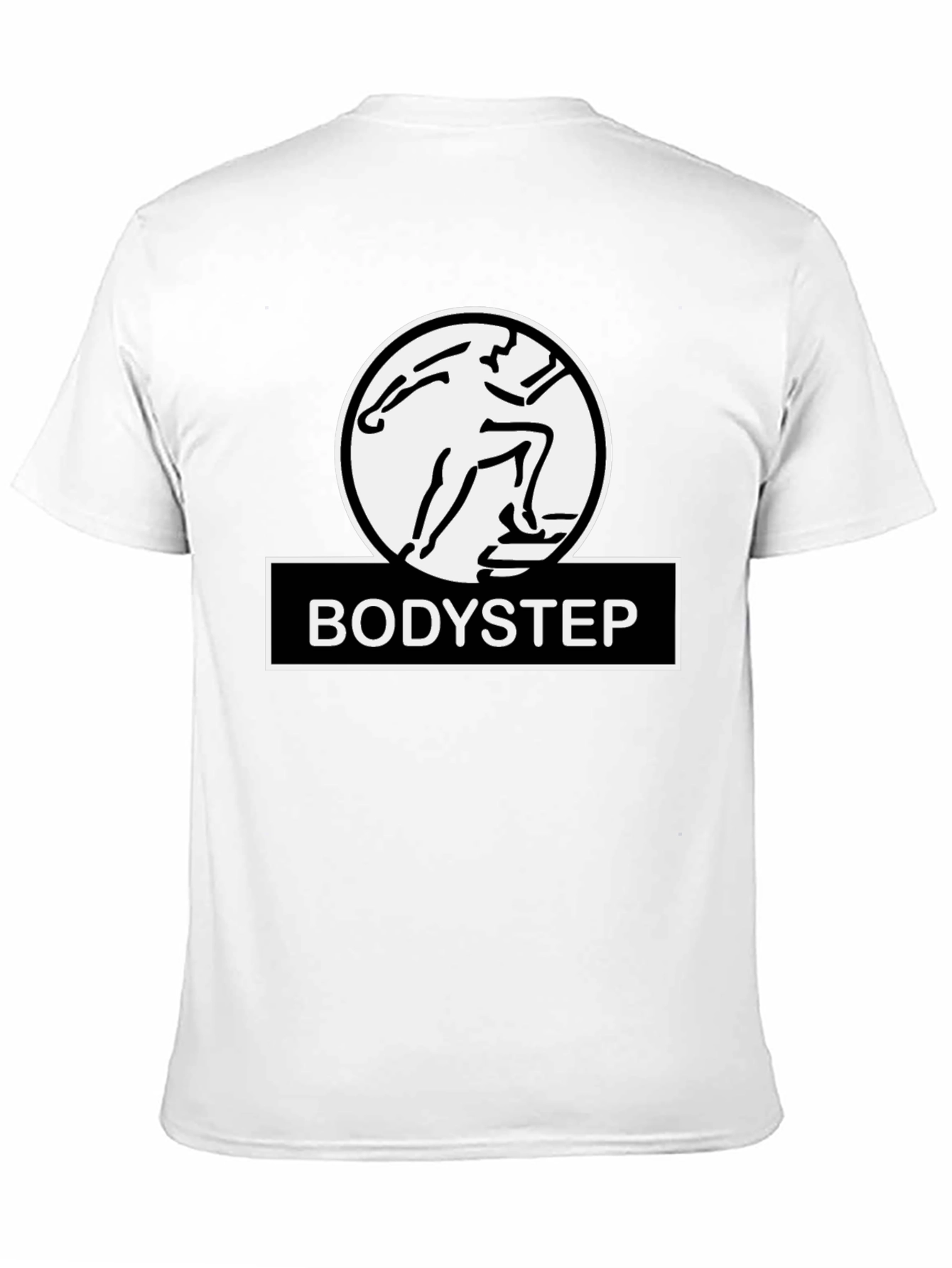Bodystep Black T-Shirt Fitness Training Graphic Tee