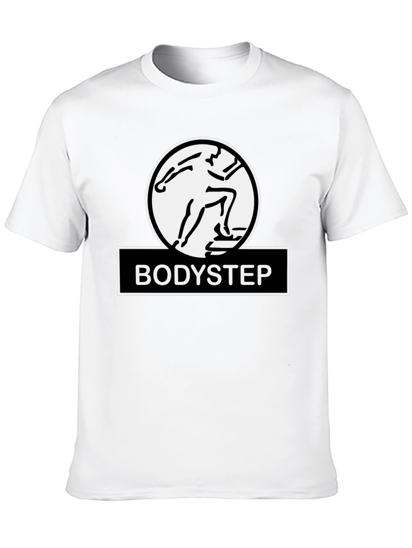 Bodystep Black T-Shirt Fitness Training Graphic Tee