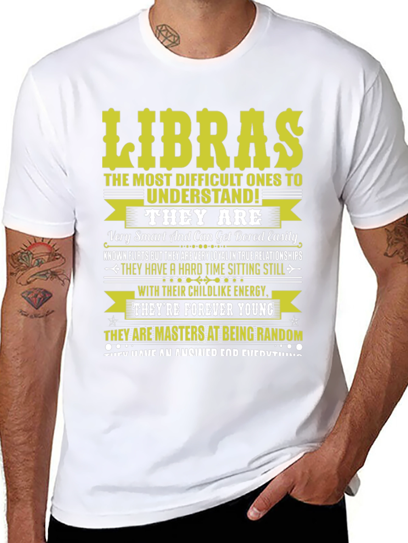 Libras Zodiac T-Shirt - Difficult to Understand