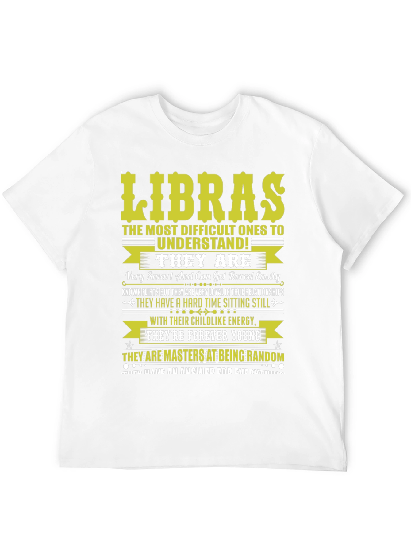 Libras Zodiac T-Shirt - Difficult to Understand