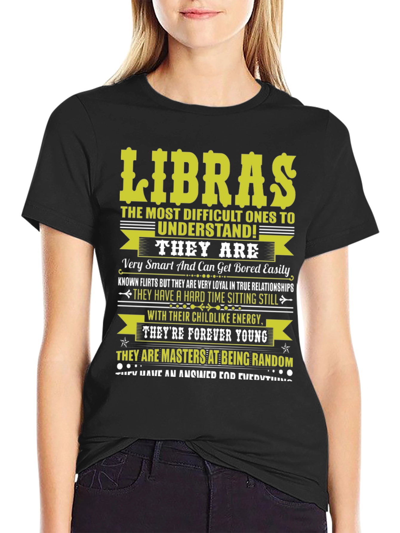 Libras Zodiac T-Shirt - Difficult to Understand
