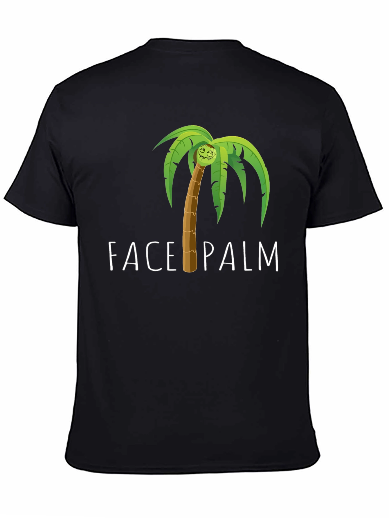 Face Palm Graphic Tee - Humorous Novelty T-Shirt