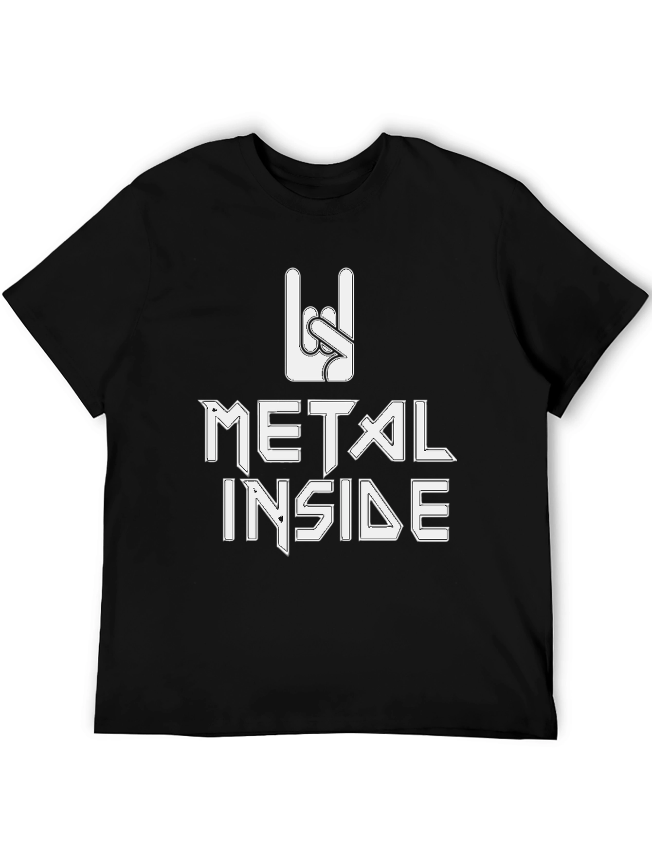 Metal Inside Graphic Tee - Rock On!