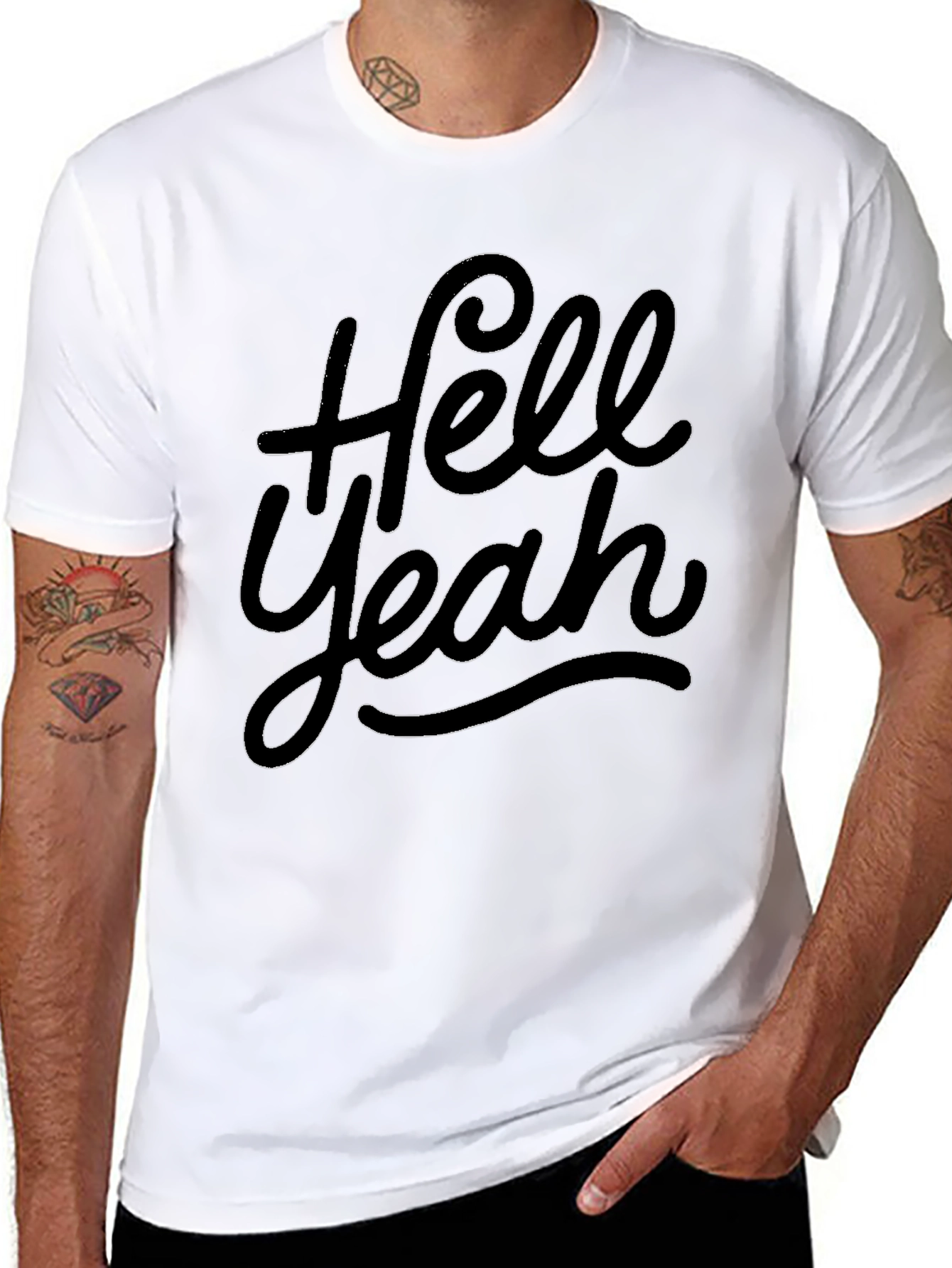 Hell Yeah T-Shirt - Stylish Graphic Tee