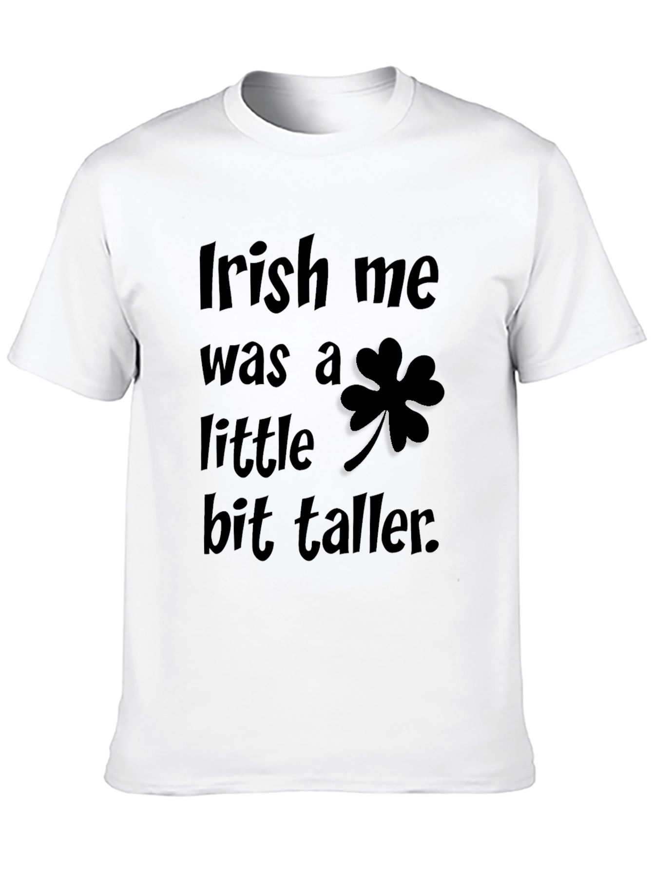 Irish Me T-Shirt - Black Shamrock Graphic Tee