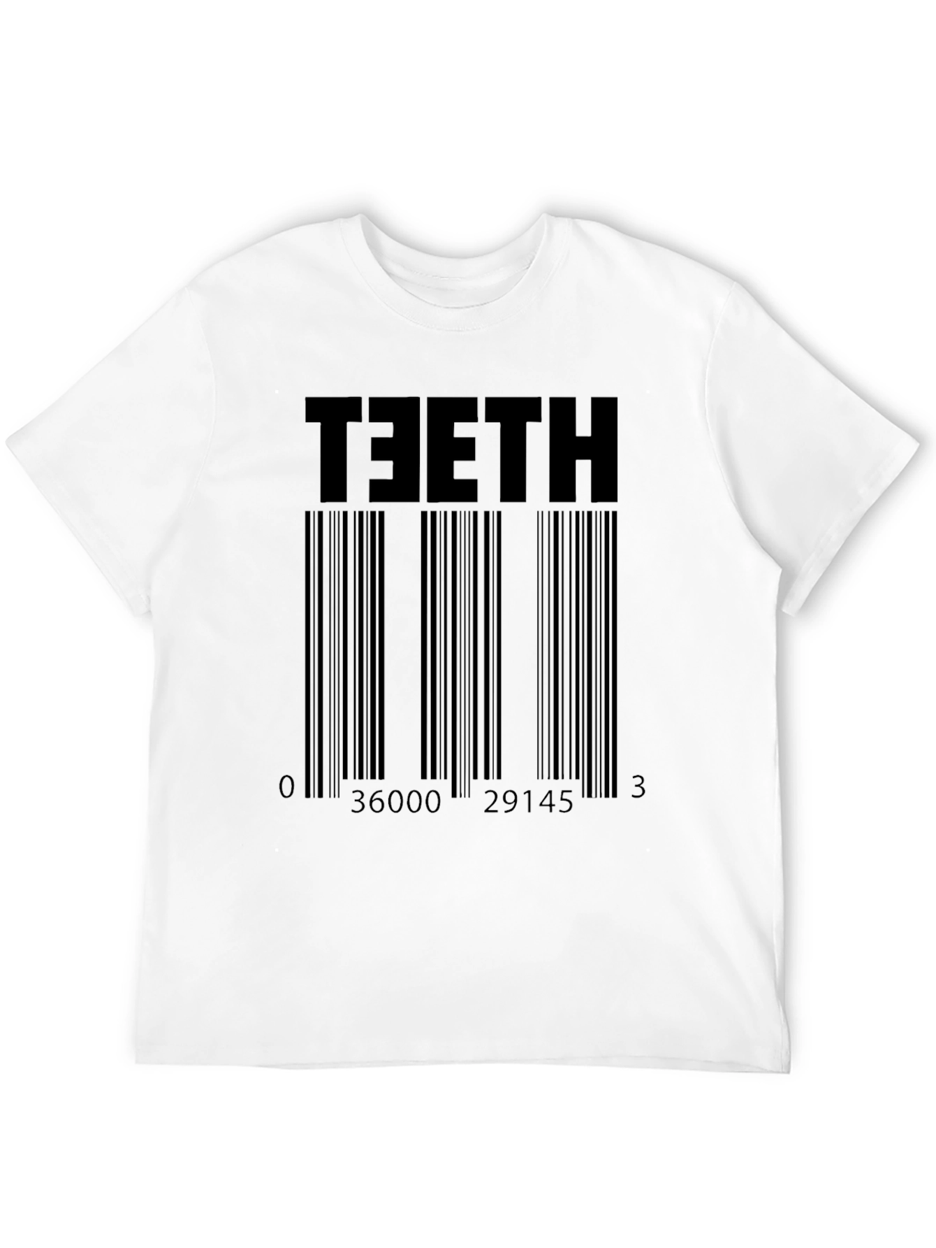 TEETH Barcode T-Shirt - Cool & Edgy Graphic Tee