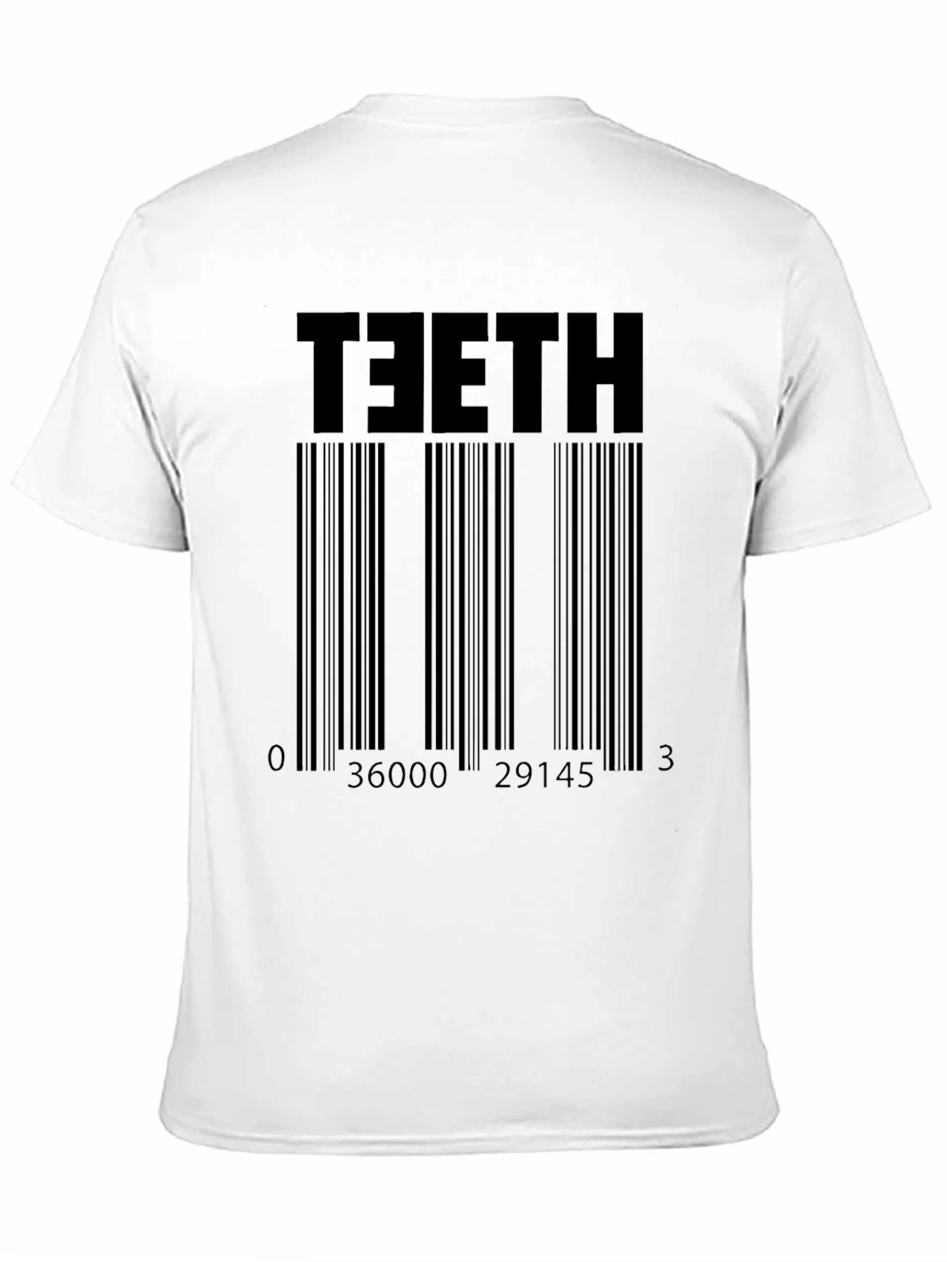 TEETH Barcode T-Shirt - Cool & Edgy Graphic Tee