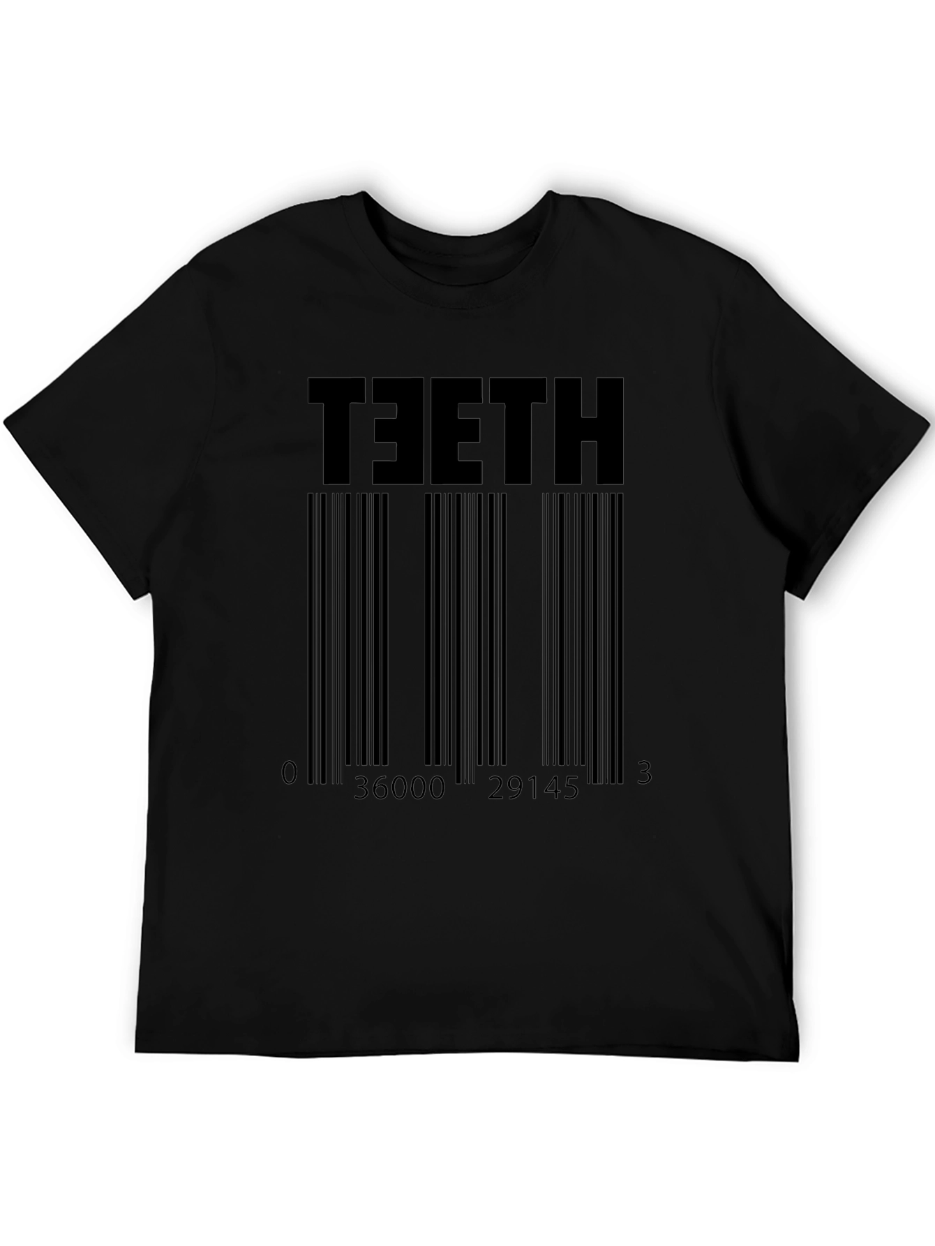 TEETH Barcode T-Shirt - Cool & Edgy Graphic Tee
