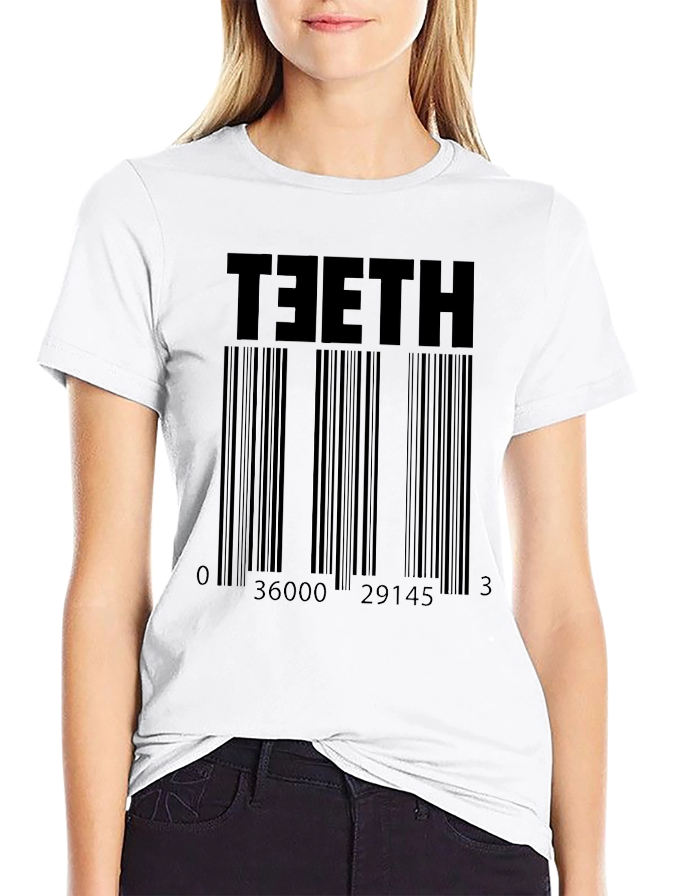 TEETH Barcode T-Shirt - Cool & Edgy Graphic Tee