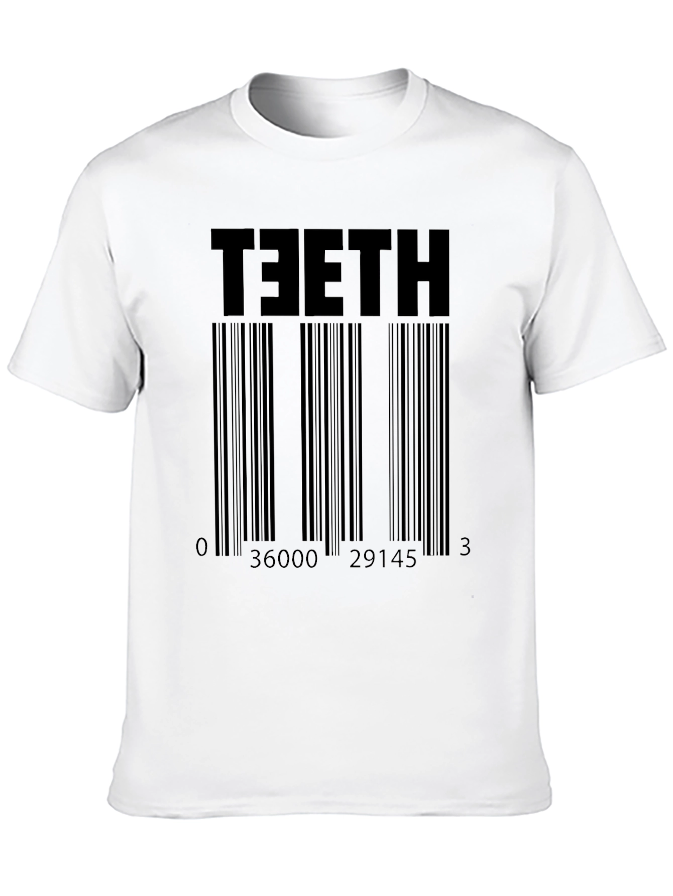 TEETH Barcode T-Shirt - Cool & Edgy Graphic Tee
