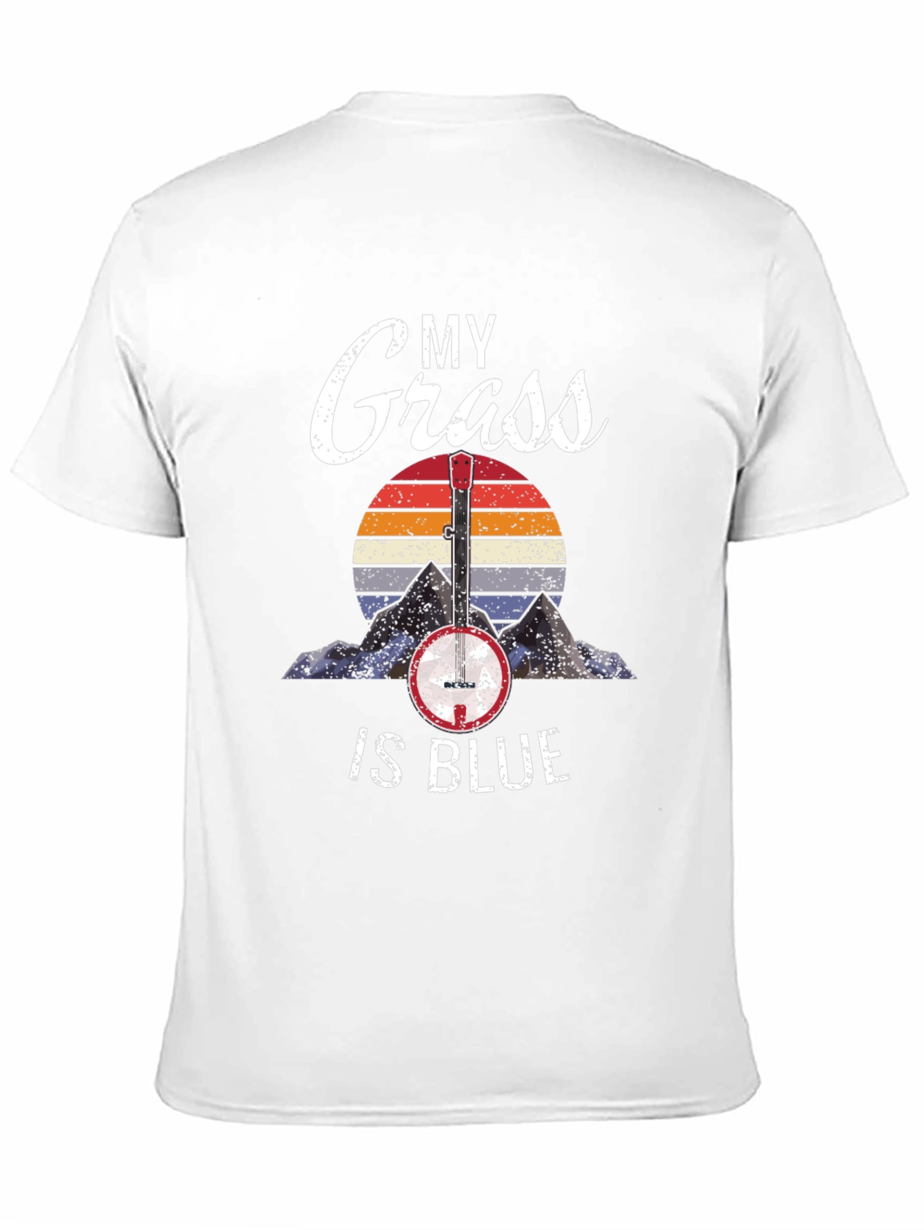 My Grass Is Blue T-Shirt Banjo Music Tee