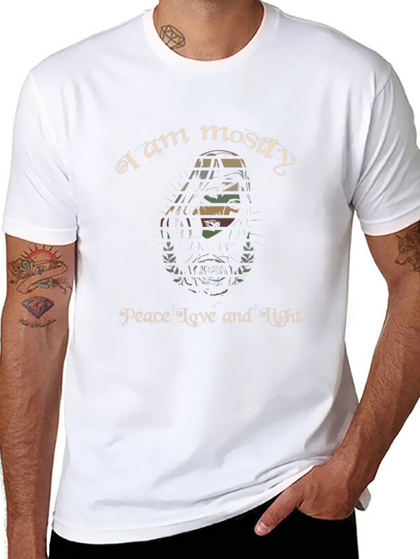 Peace Love and Light Graphic T-Shirt