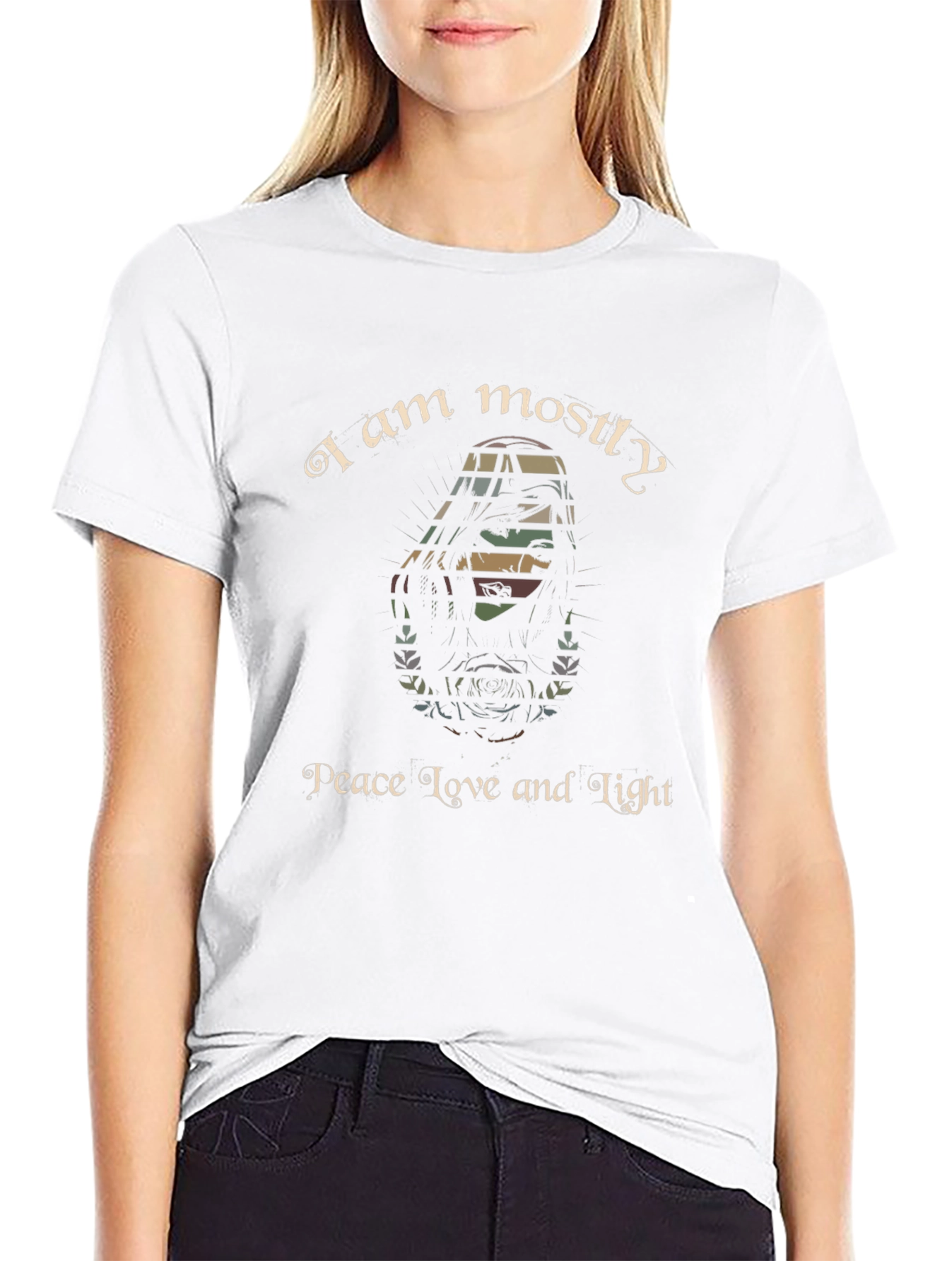 Peace Love and Light Graphic T-Shirt