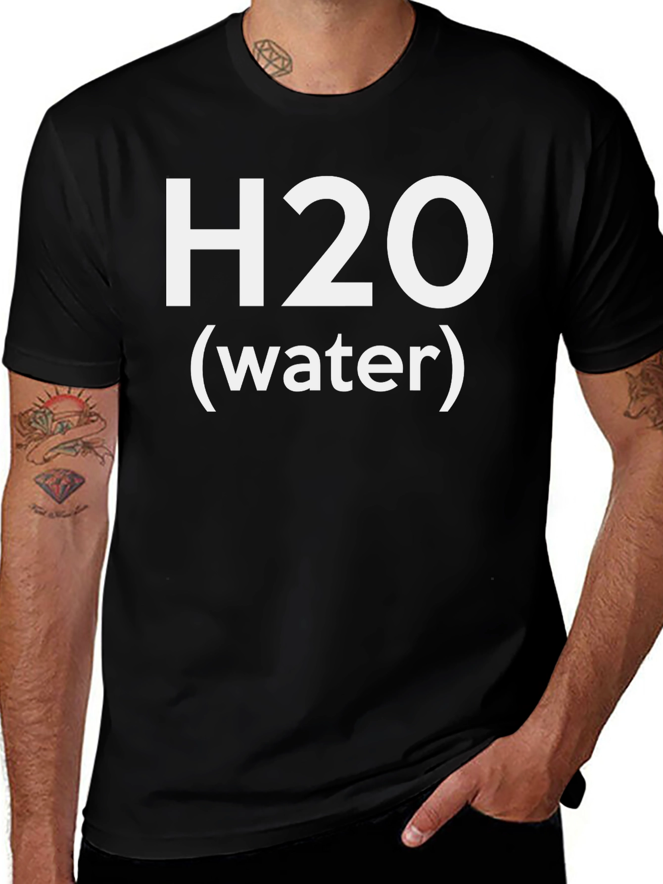 H2O Water Formula Graphic T-Shirt