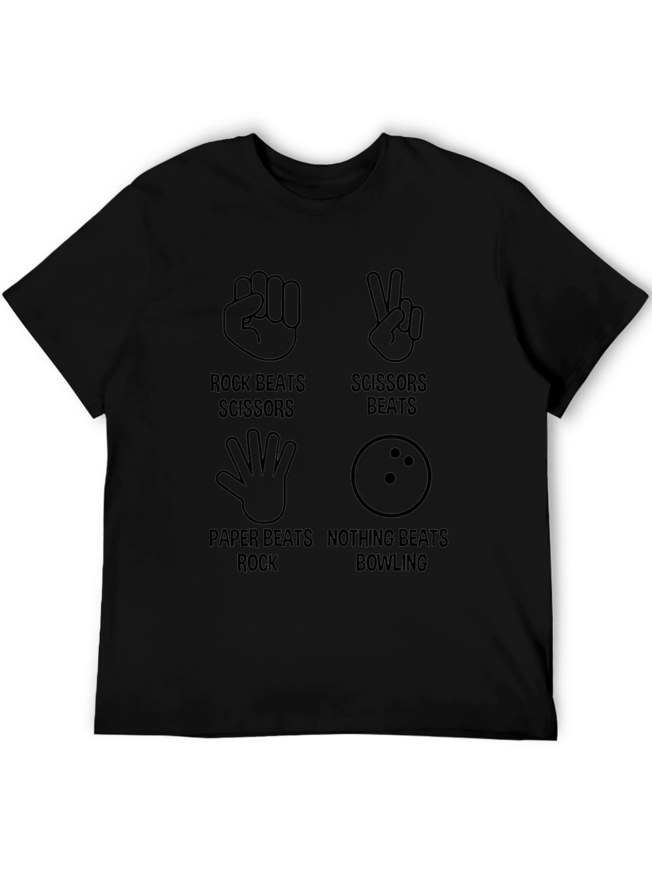 Rock Paper Scissors Bowling T-Shirt