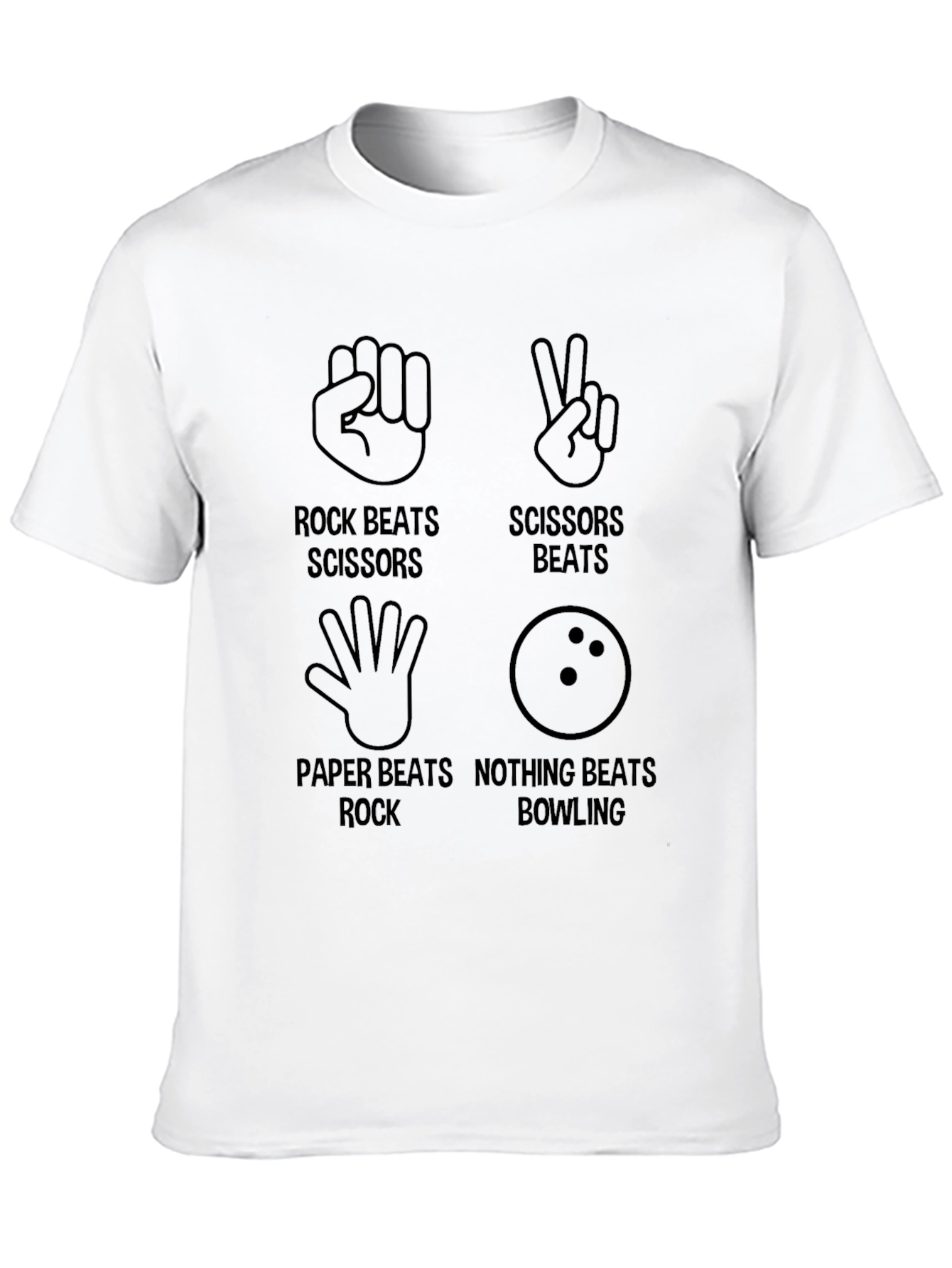 Rock Paper Scissors Bowling T-Shirt