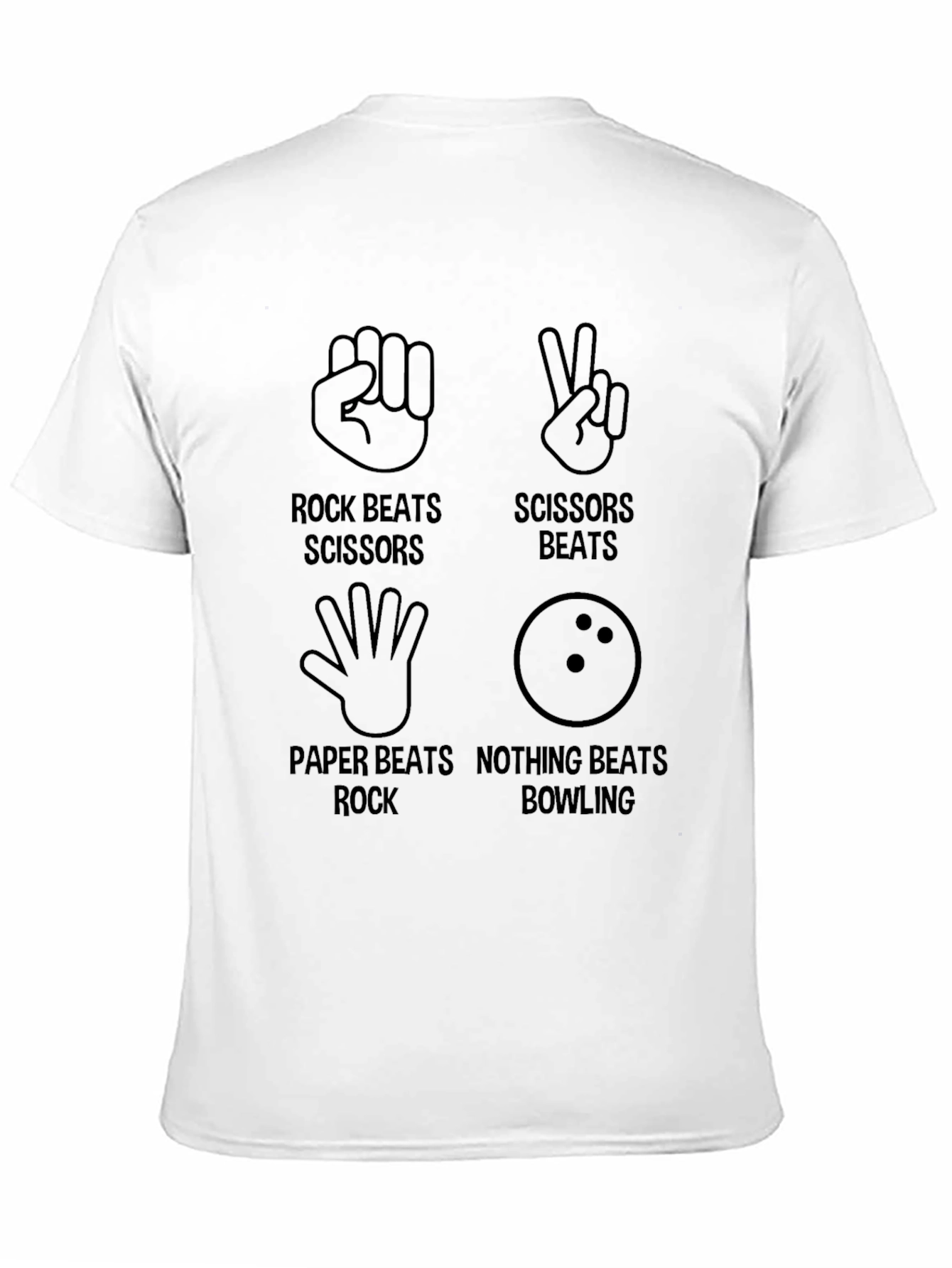 Rock Paper Scissors Bowling T-Shirt
