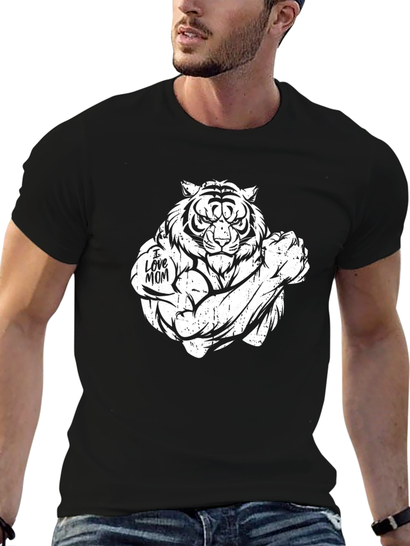 Tiger Muscle Mom T-Shirt