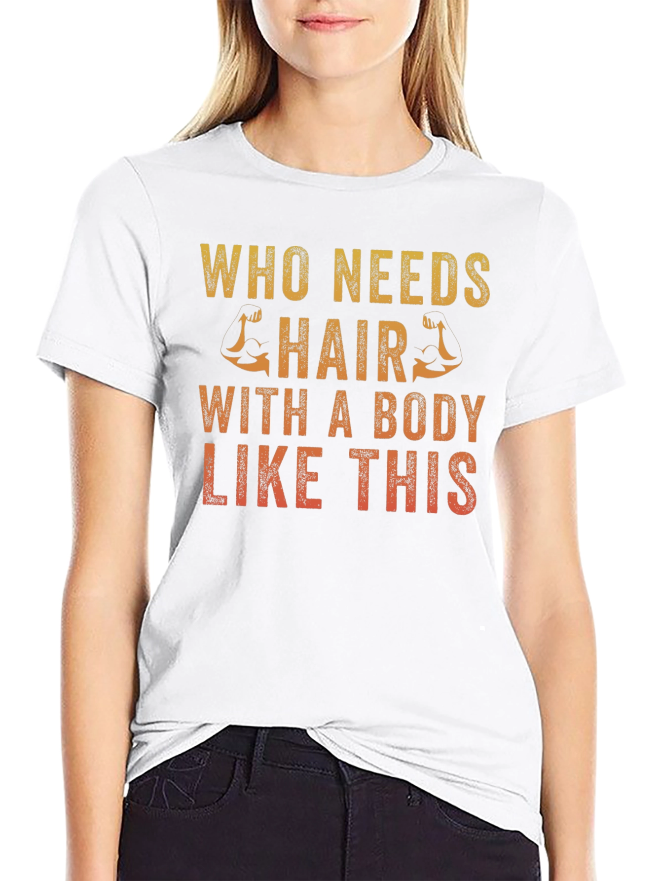 Funny Bald Man T-Shirt - Who Needs Hair?