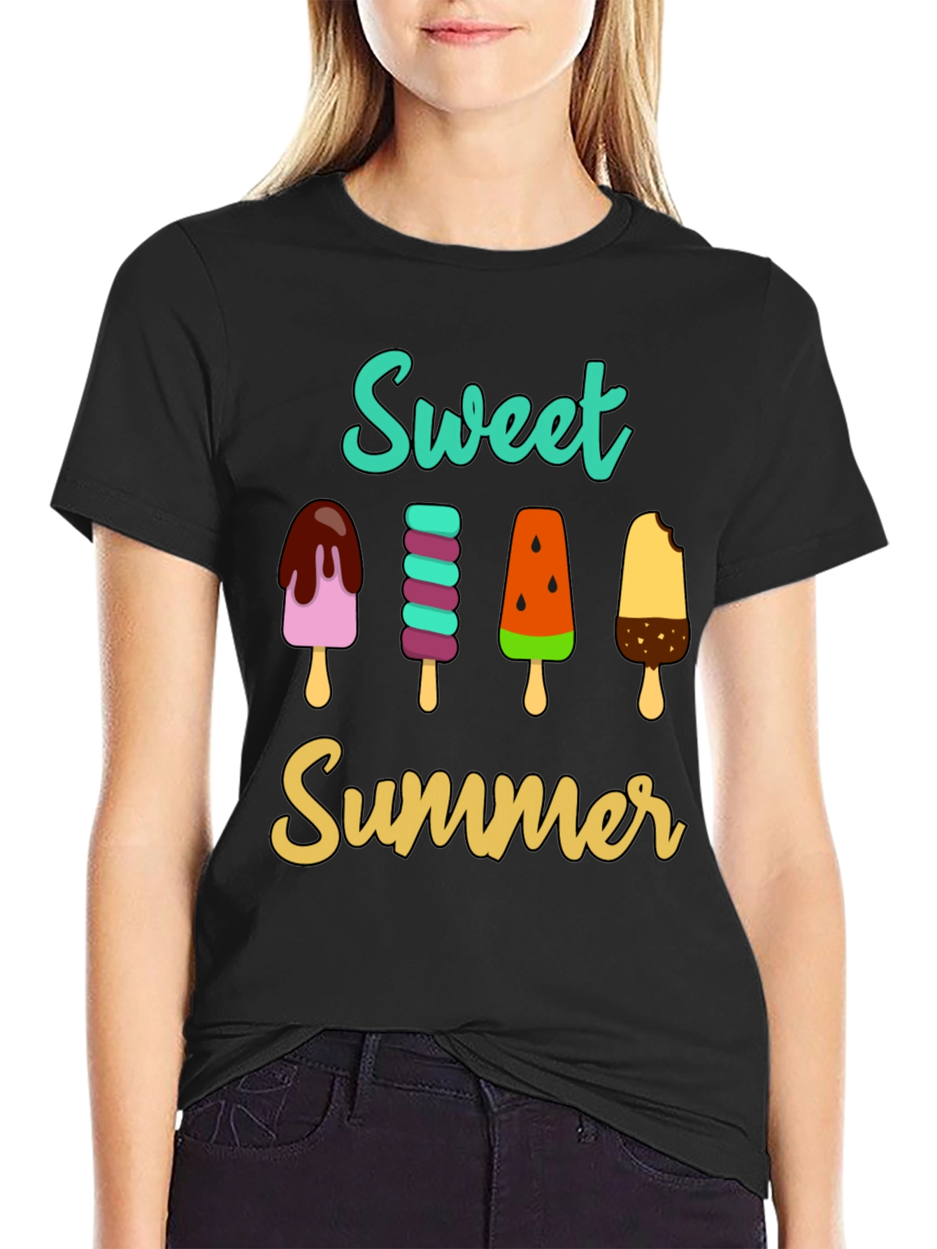 Sweet Summer Popsicle Graphic T-Shirt