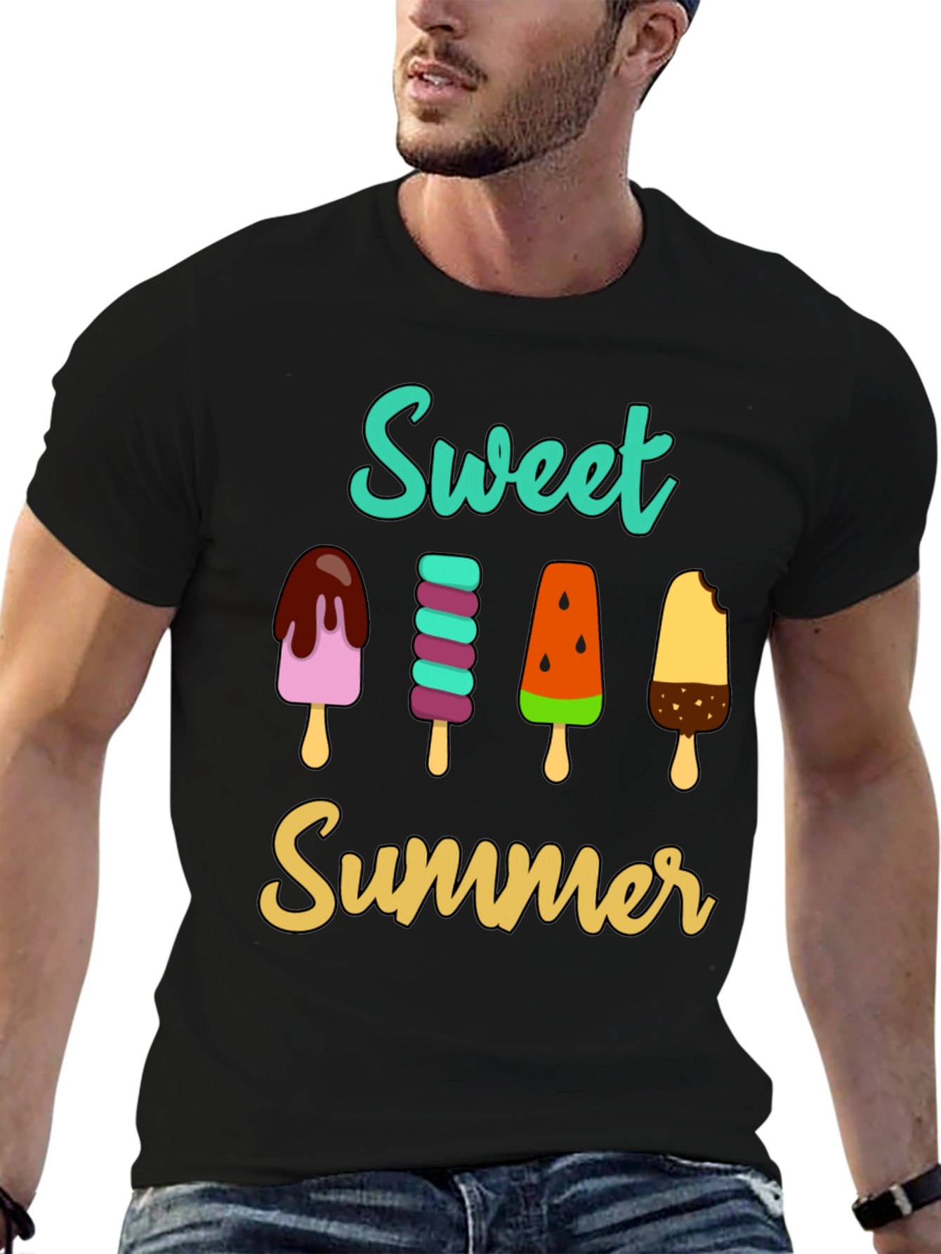 Sweet Summer Popsicle Graphic T-Shirt