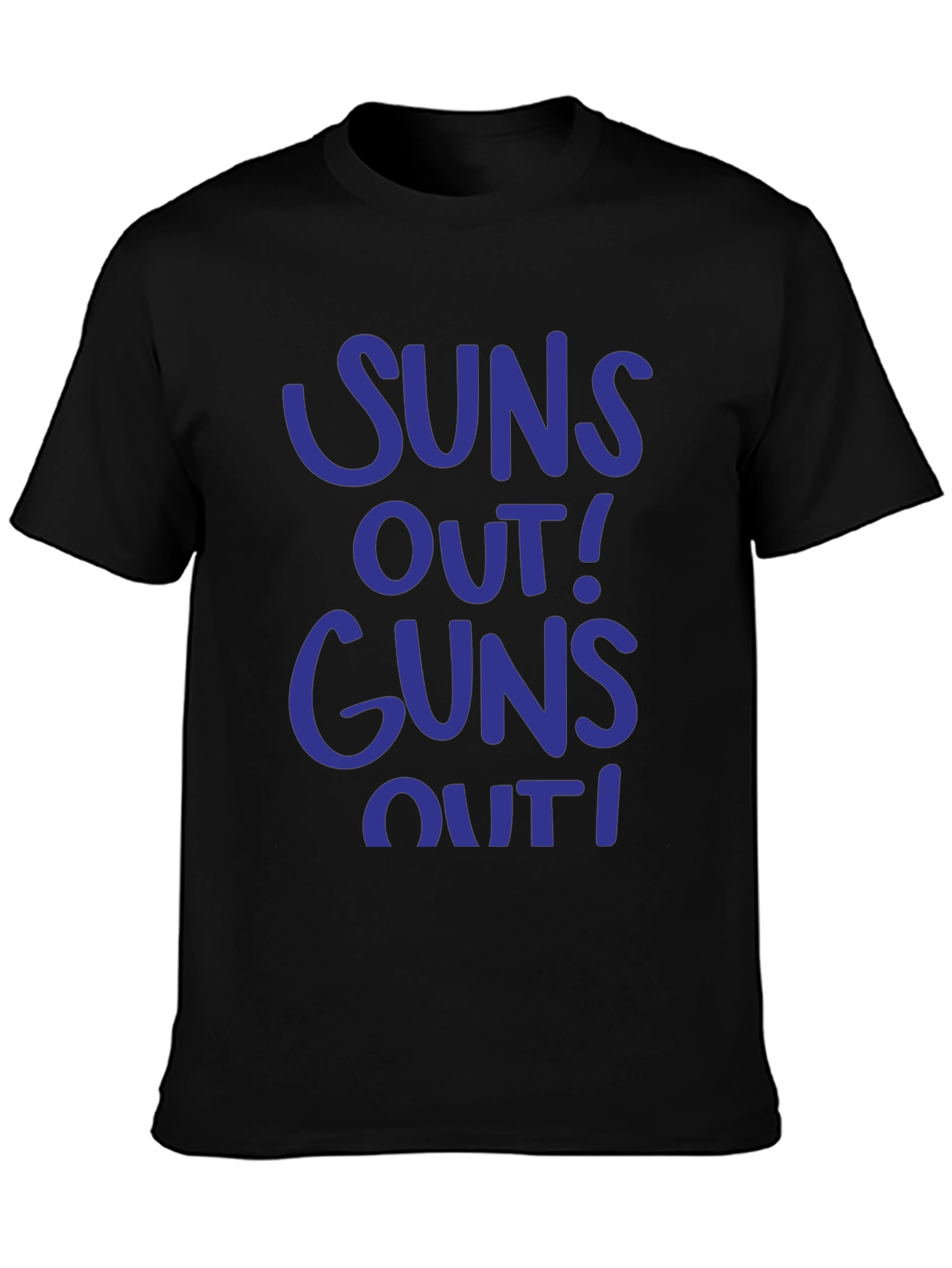 Suns Out Guns Out Funny Graphic T-Shirt
