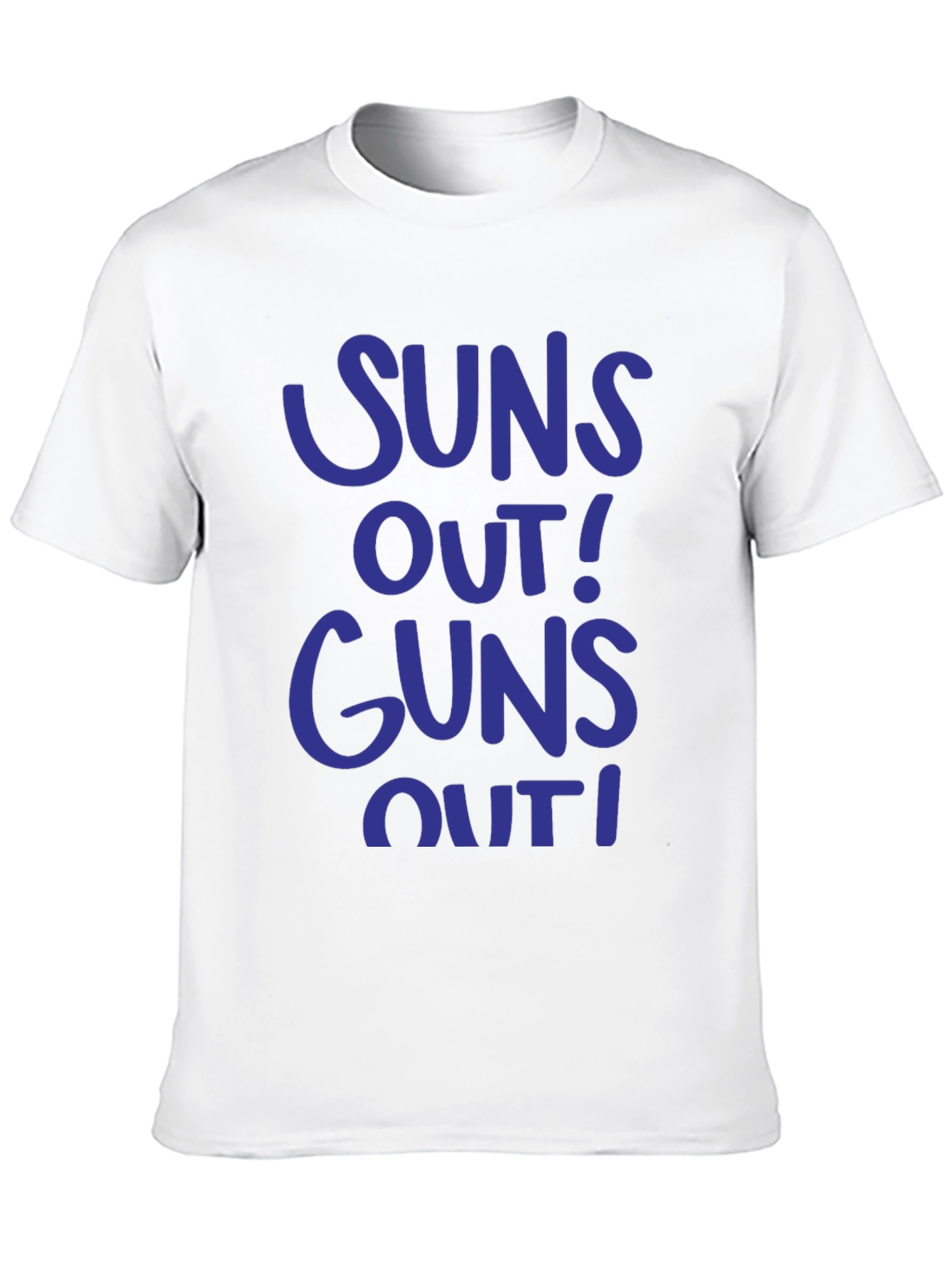 Suns Out Guns Out Funny Graphic T-Shirt