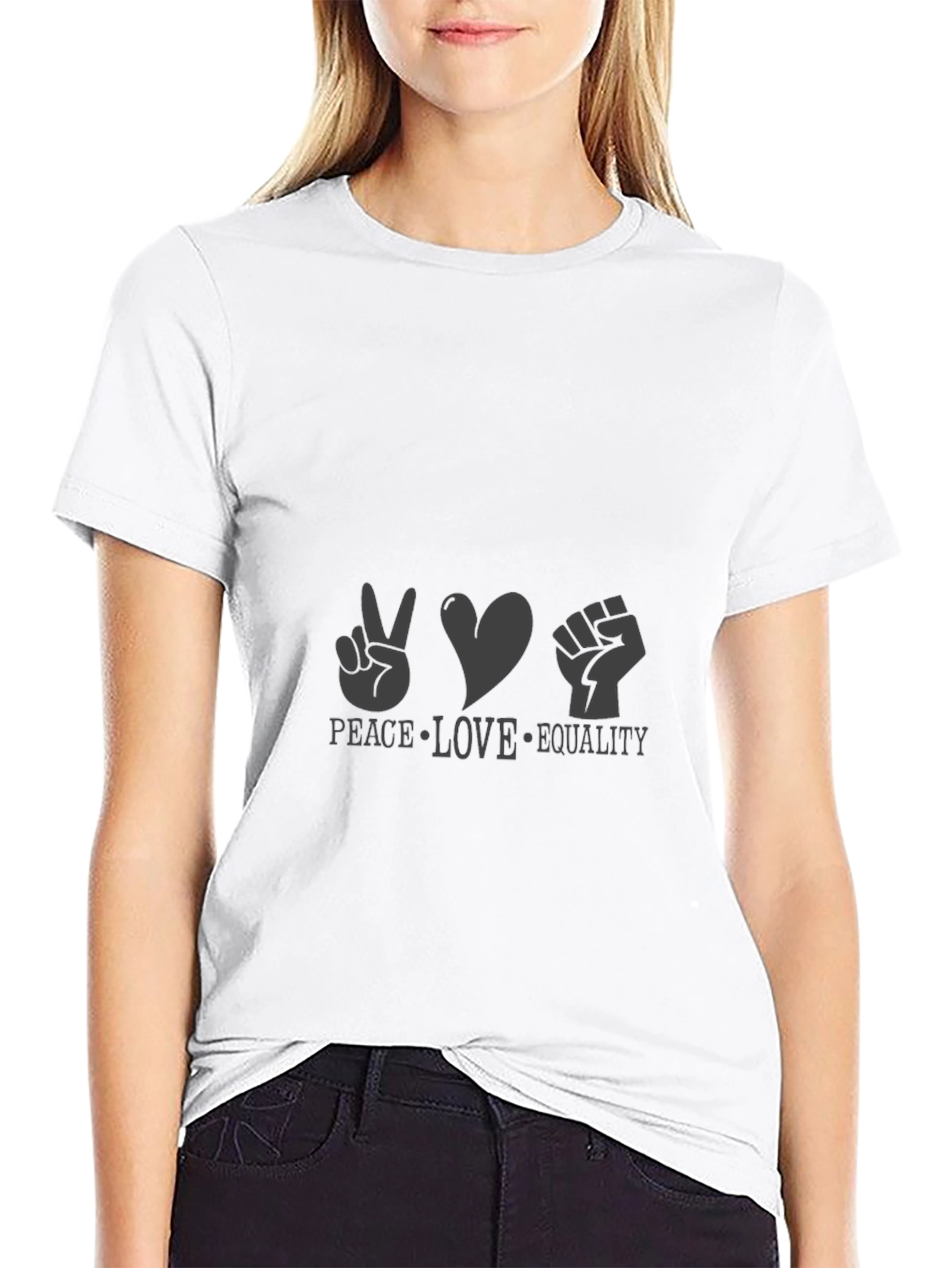 Peace Love Equality Graphic Tee