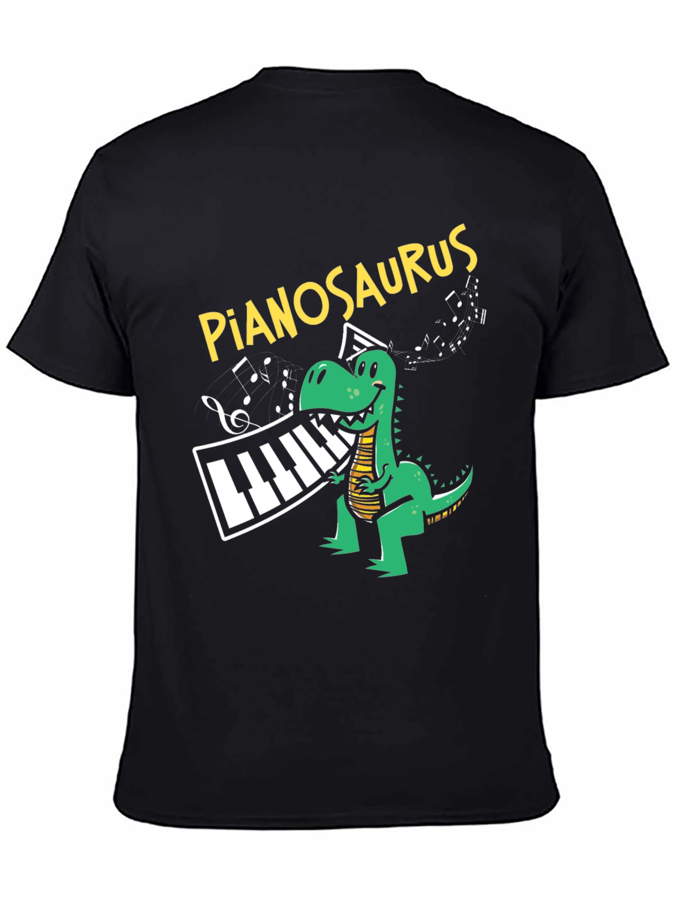 Pianosaurus T-Shirt - Musician Dinosaur Tee