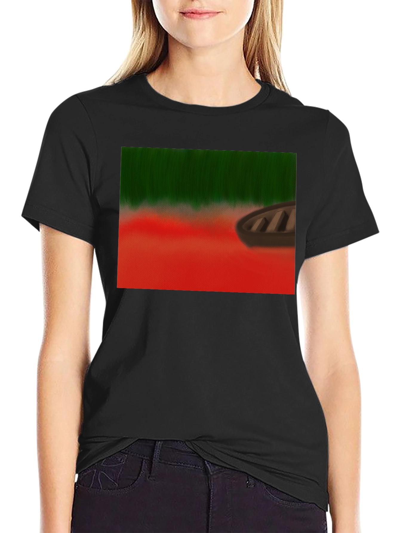 Rowboat Landscape Graphic Tee