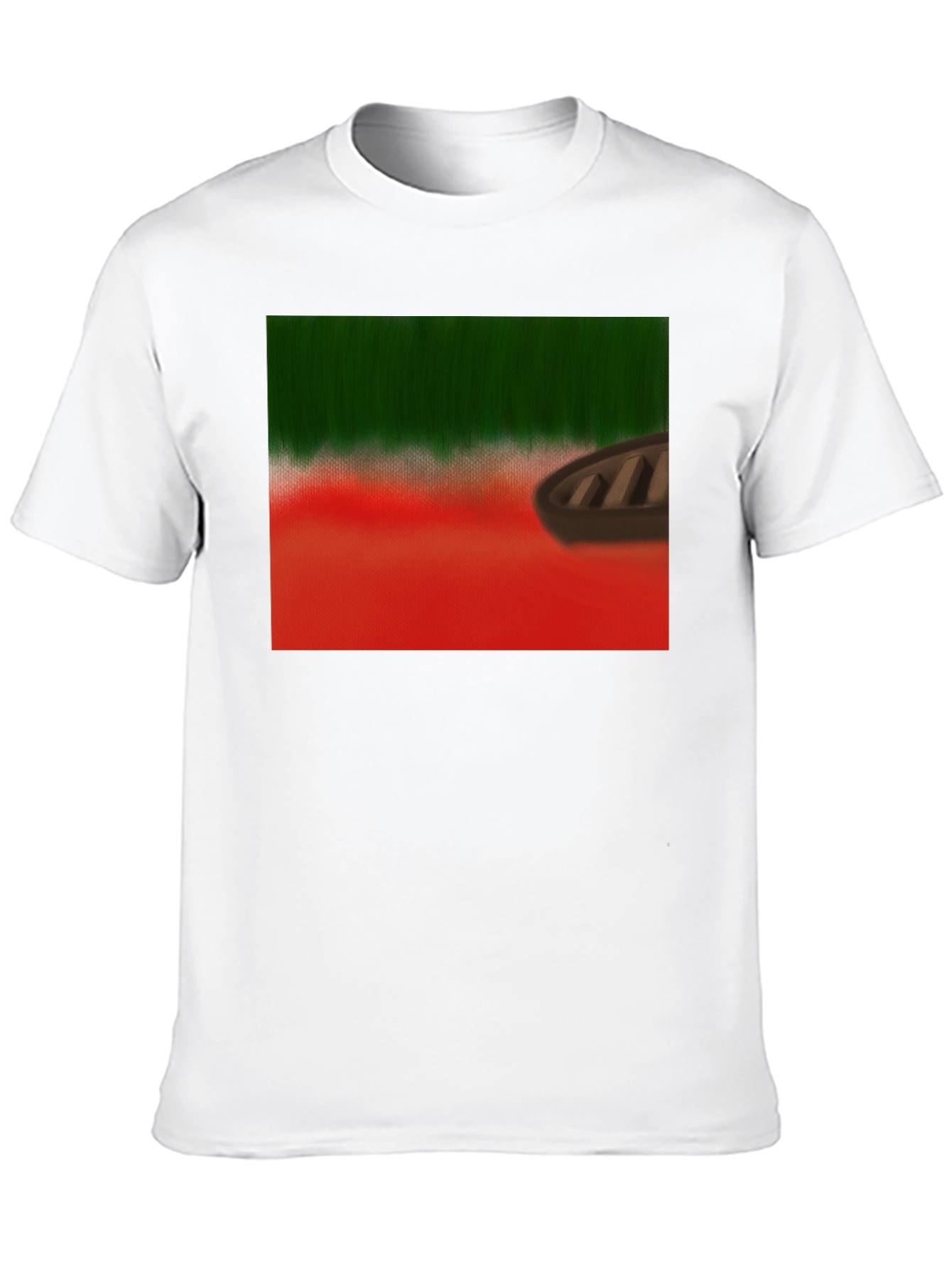 Rowboat Landscape Graphic Tee