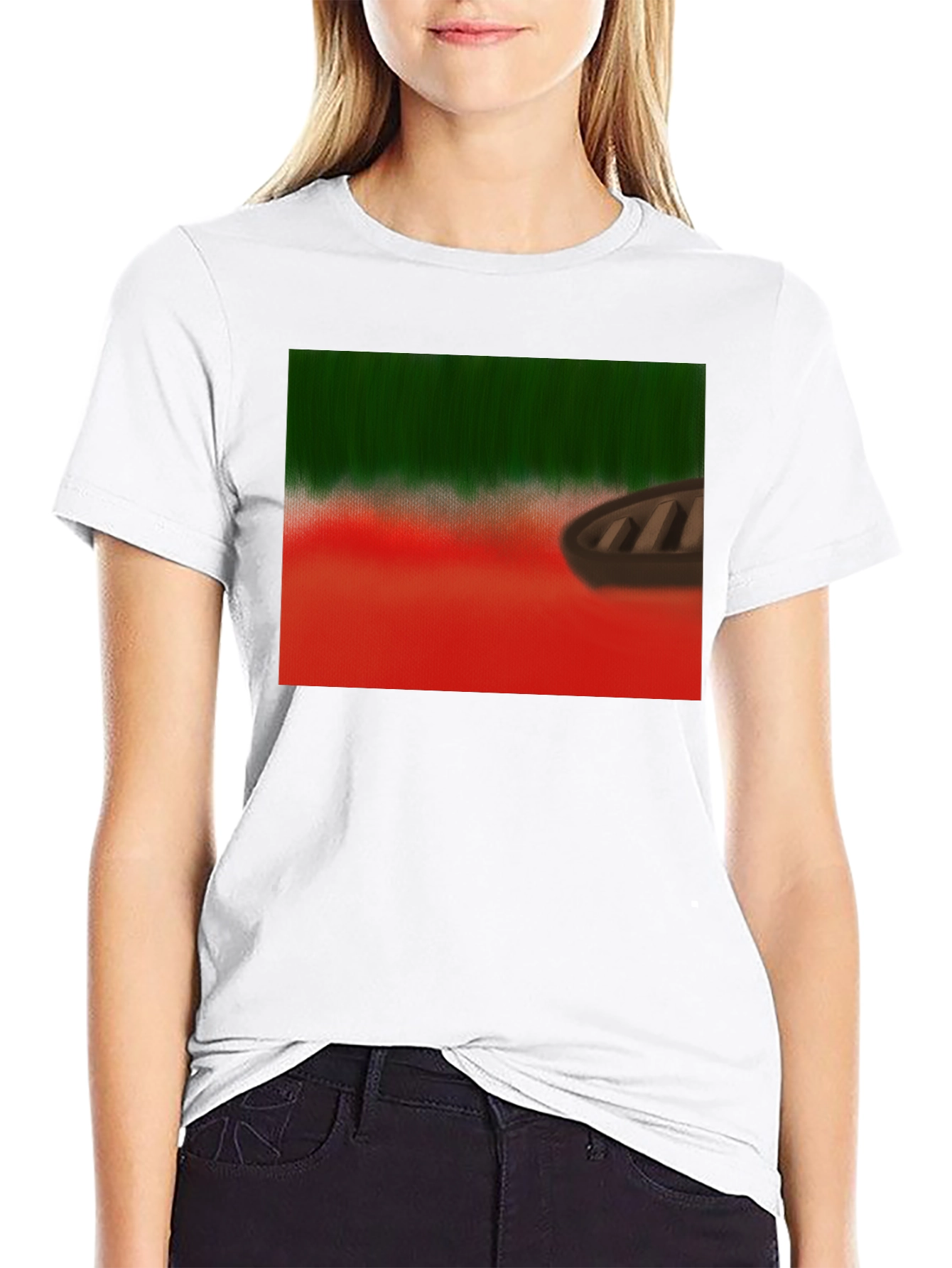 Rowboat Landscape Graphic Tee