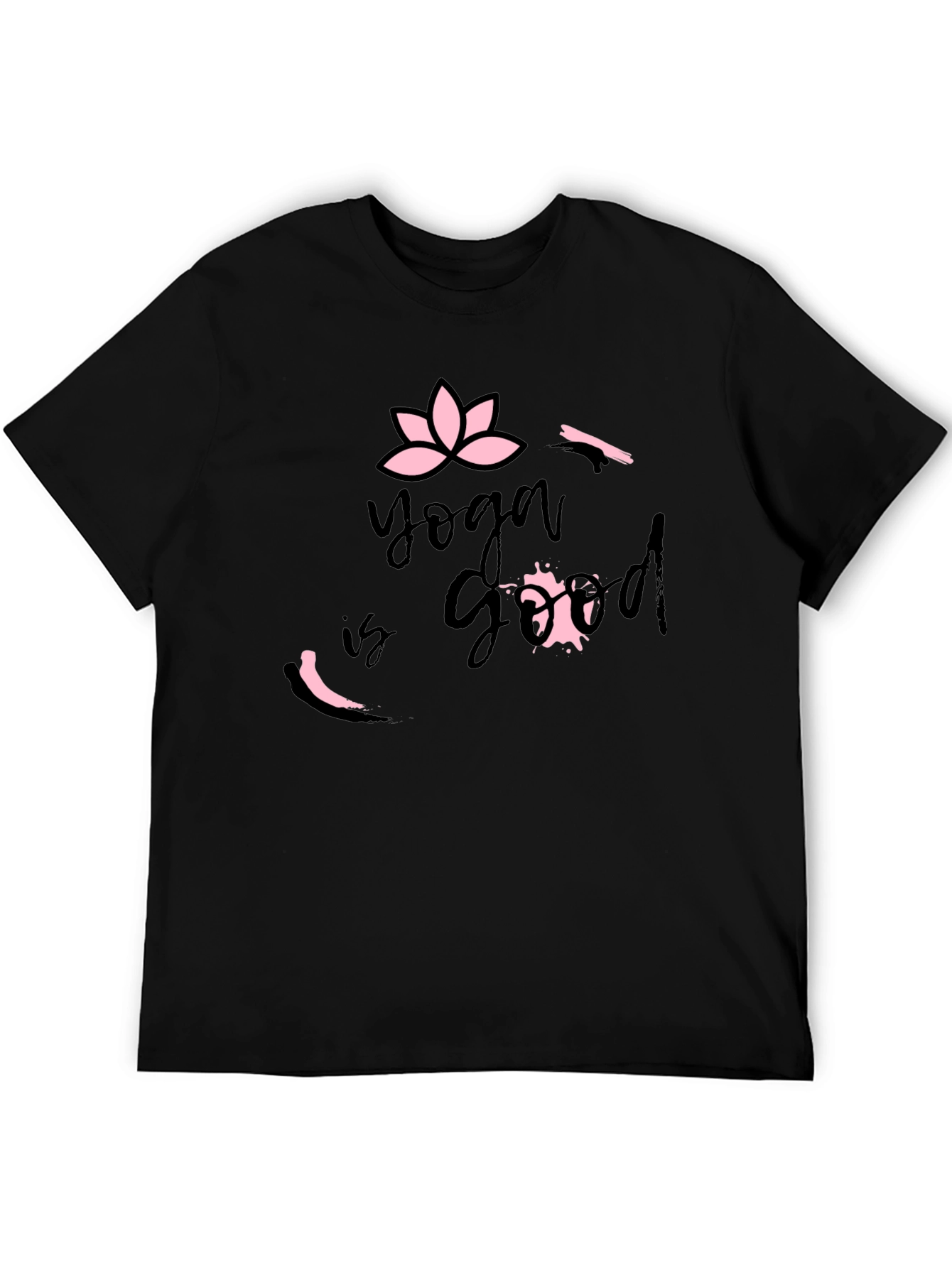 Yoga is Good T-Shirt Black