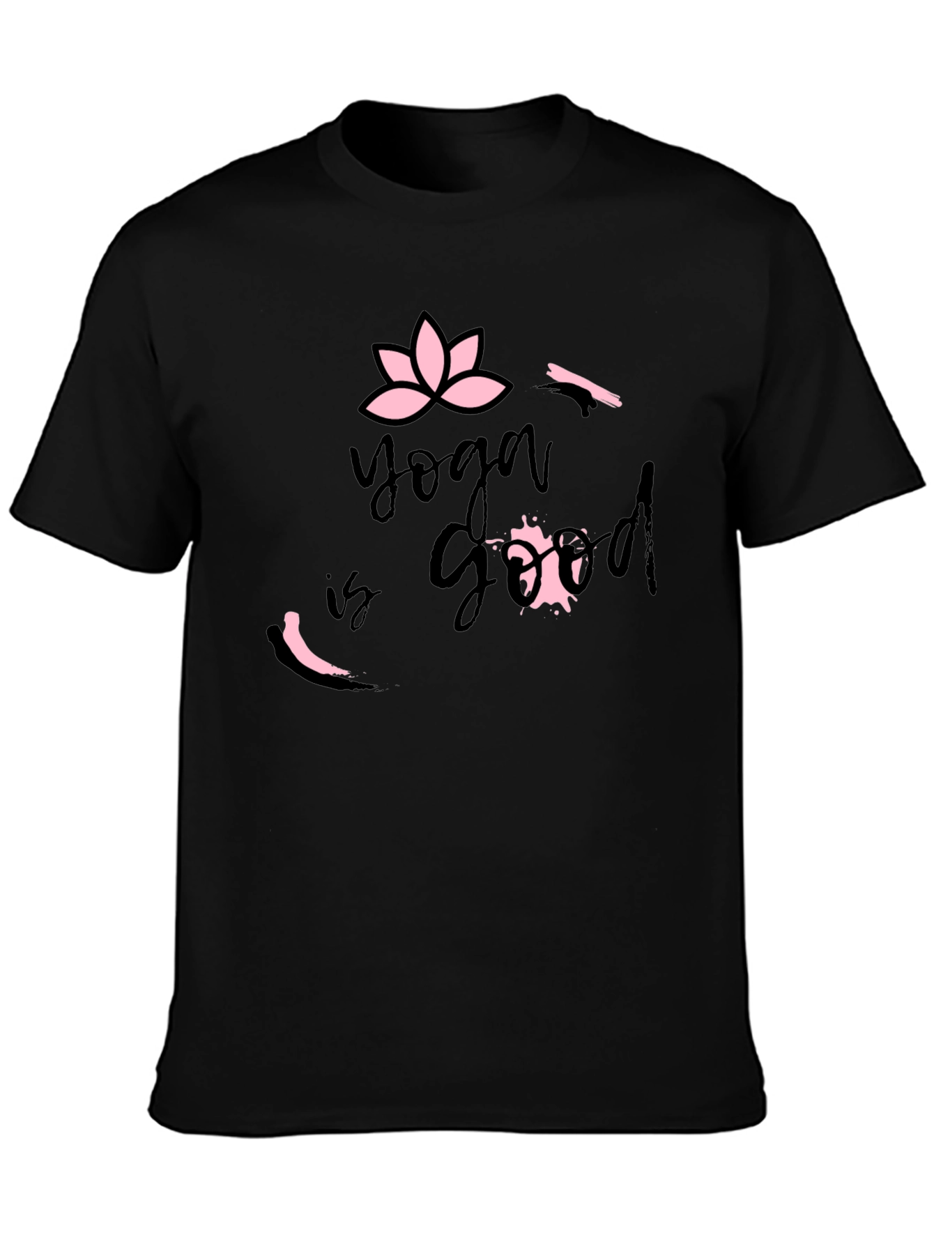 Yoga is Good T-Shirt Black