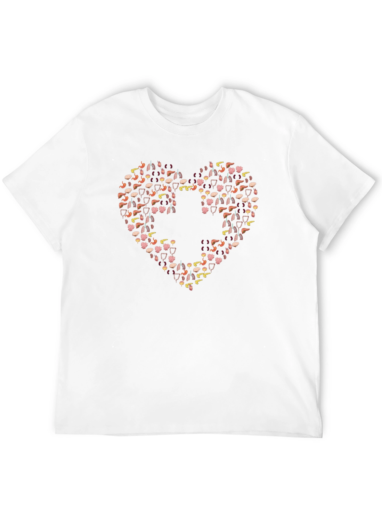 Anatomy Heart T-Shirt - Black Medical Tee